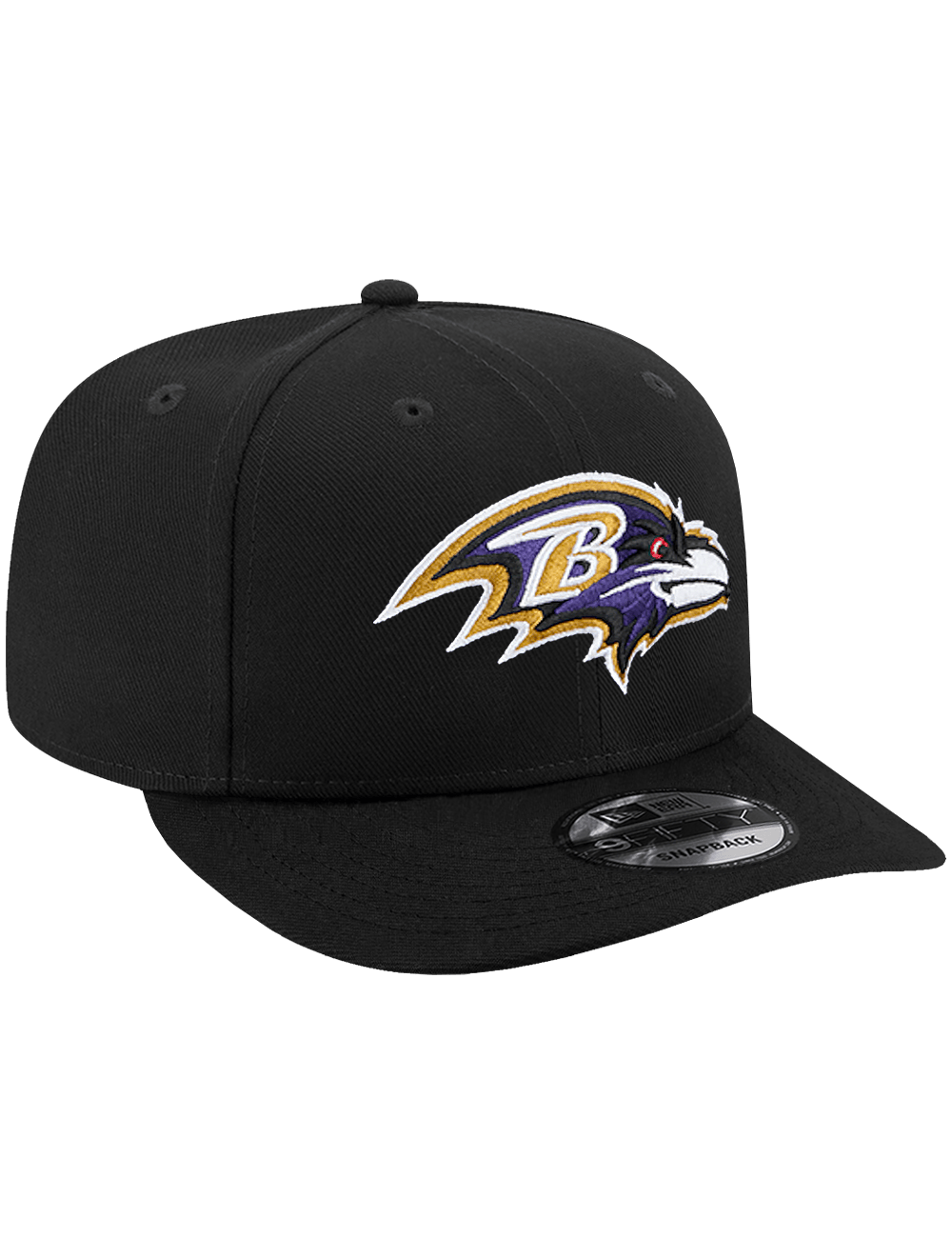 New Era Caps Baltimore Ravens New Era NFL Team 9FIFTY Pre-Curved Snapback Hat - Black