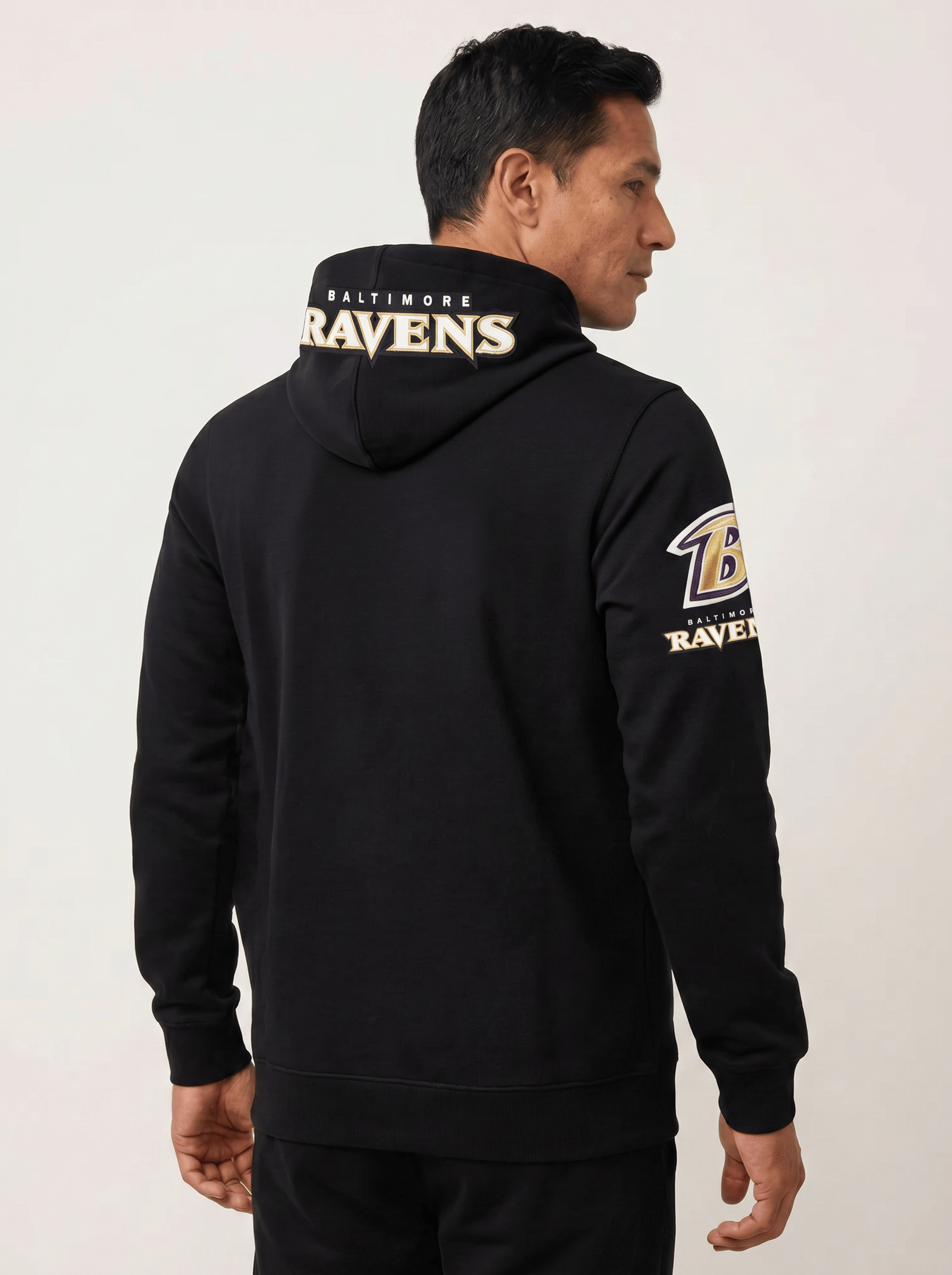 Pro Standard Jumpers Baltimore Ravens Pro Standard NFL Team Chenille Flex Hoodie Jumper - Black
