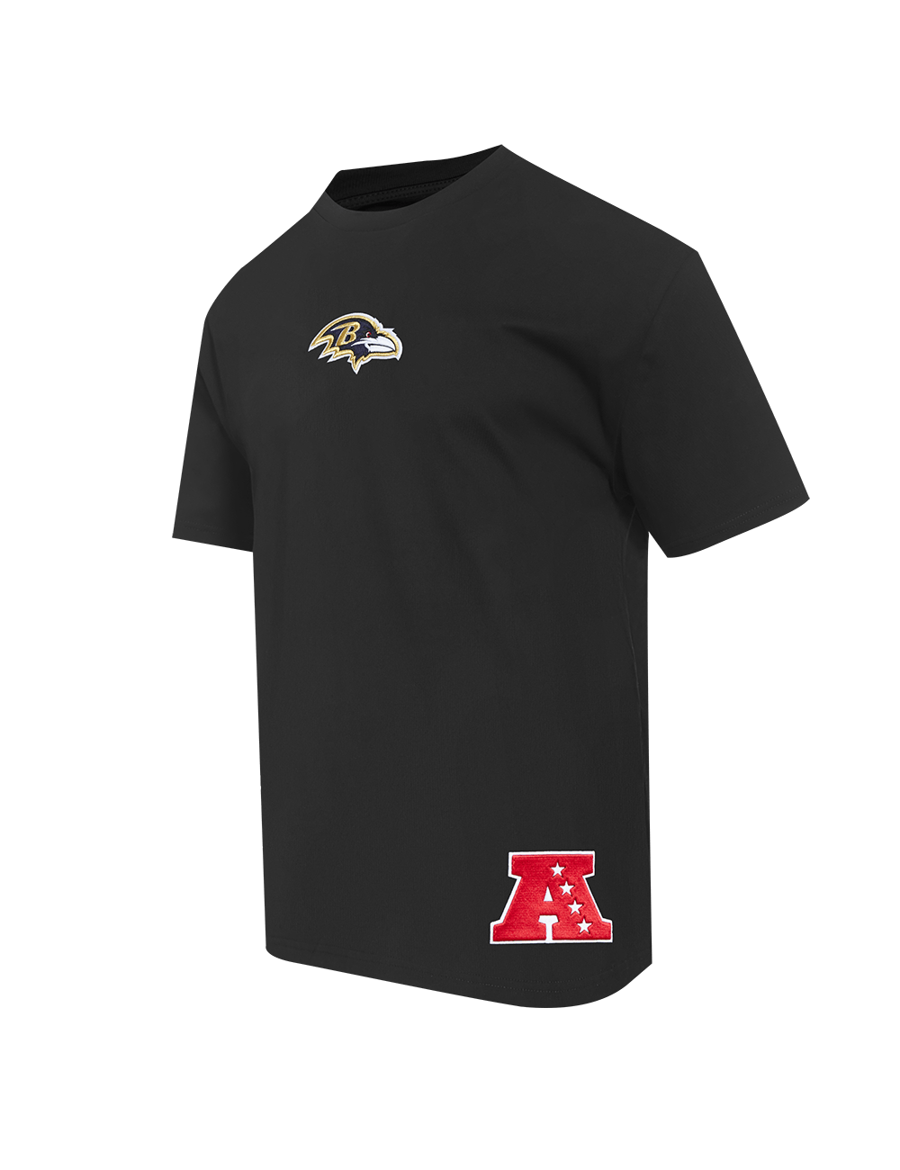 Pro Standard T-Shirts Baltimore Ravens Pro Standard NFL Wingspan Drop Shoulder T-Shirt - Black
