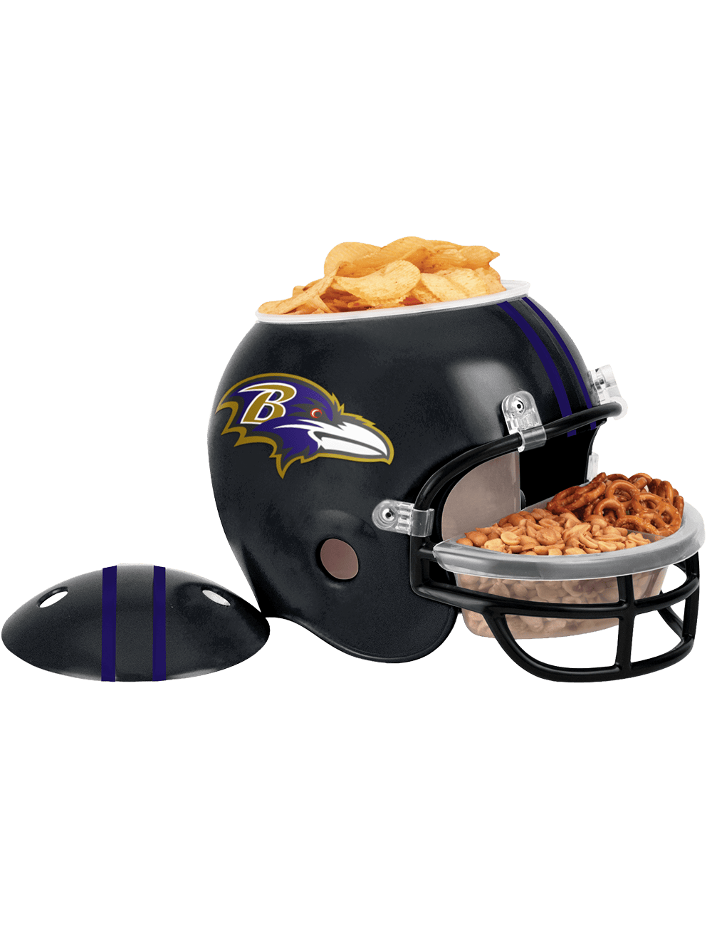 Wincraft Accessories Baltimore Ravens Wincraft NFL Full Size Multi Compartment Snack Helmet