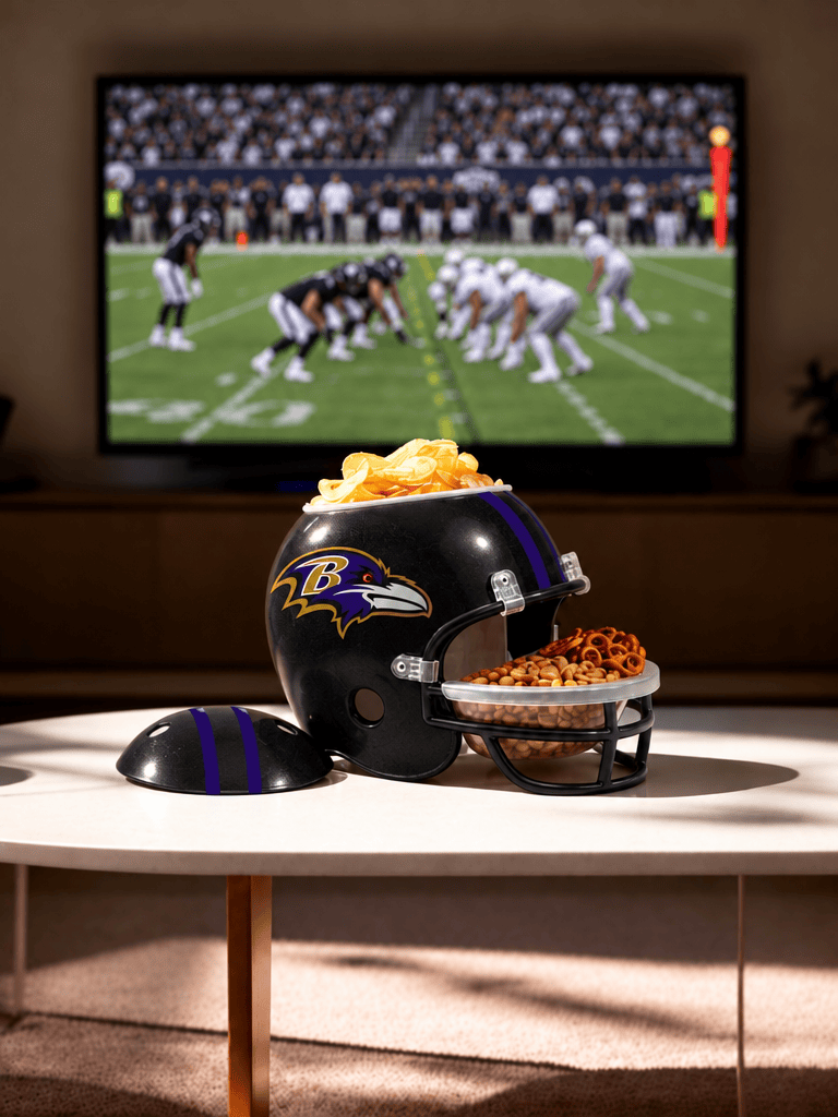Wincraft Accessories Baltimore Ravens Wincraft NFL Full Size Multi Compartment Snack Helmet