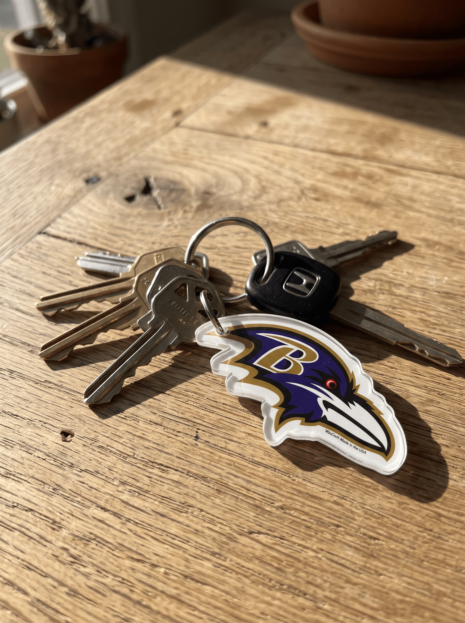 Wincraft Accessories Baltimore Ravens Wincraft NFL Premium Acrylic Team Key Ring