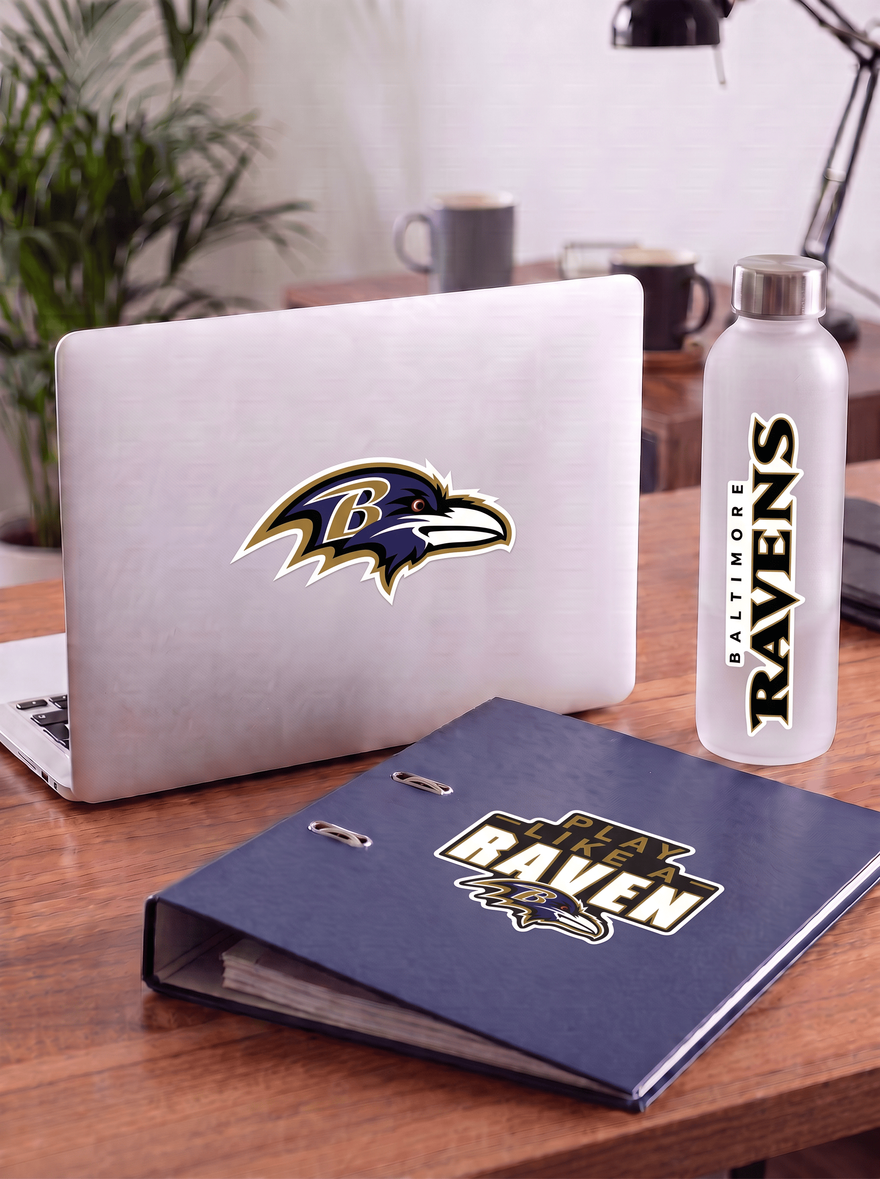 Wincraft Accessories Baltimore Ravens Wincraft NFL Team 3 Piece 5” x 7” Decal Set