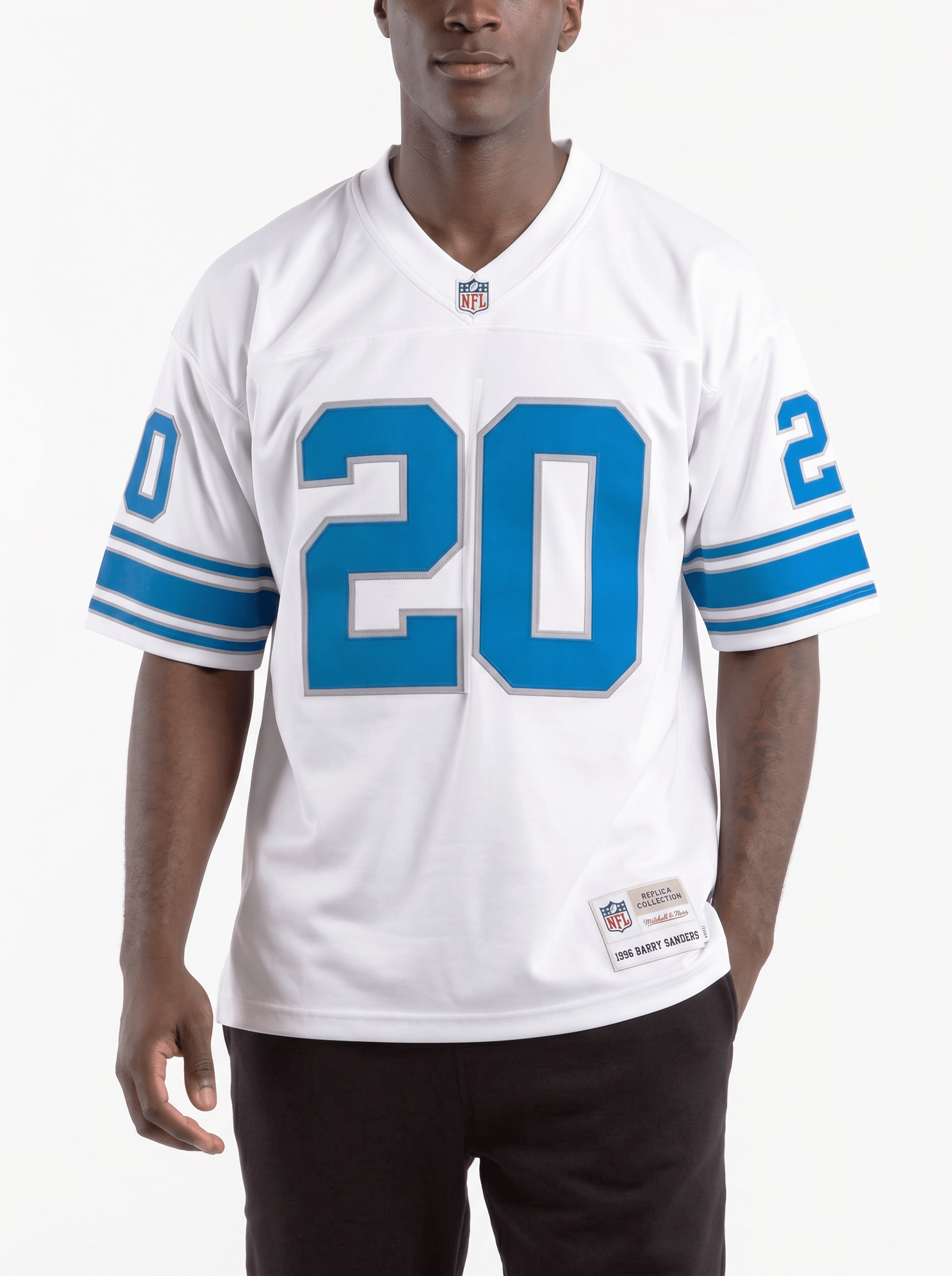 Mitchell And Ness Jerseys Barry Sanders Detroit Lions Mitchell & Ness NFL 1989 Legacy Jersey - White