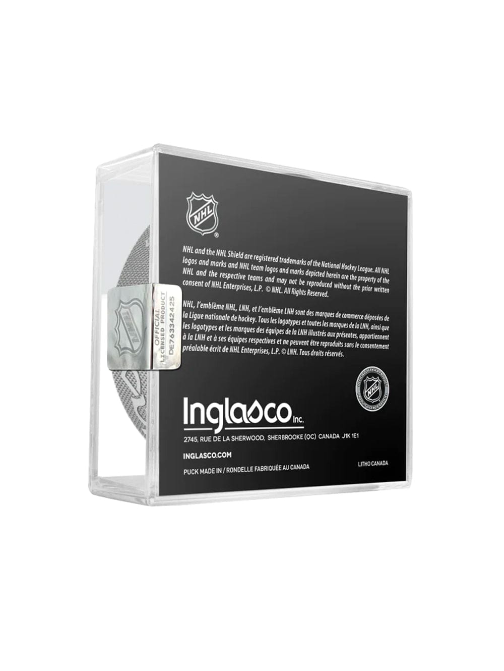 Inglasco Pucks Boston Bruins Inglasco NHL 100th Anniversary Hockey Puck In Cube
