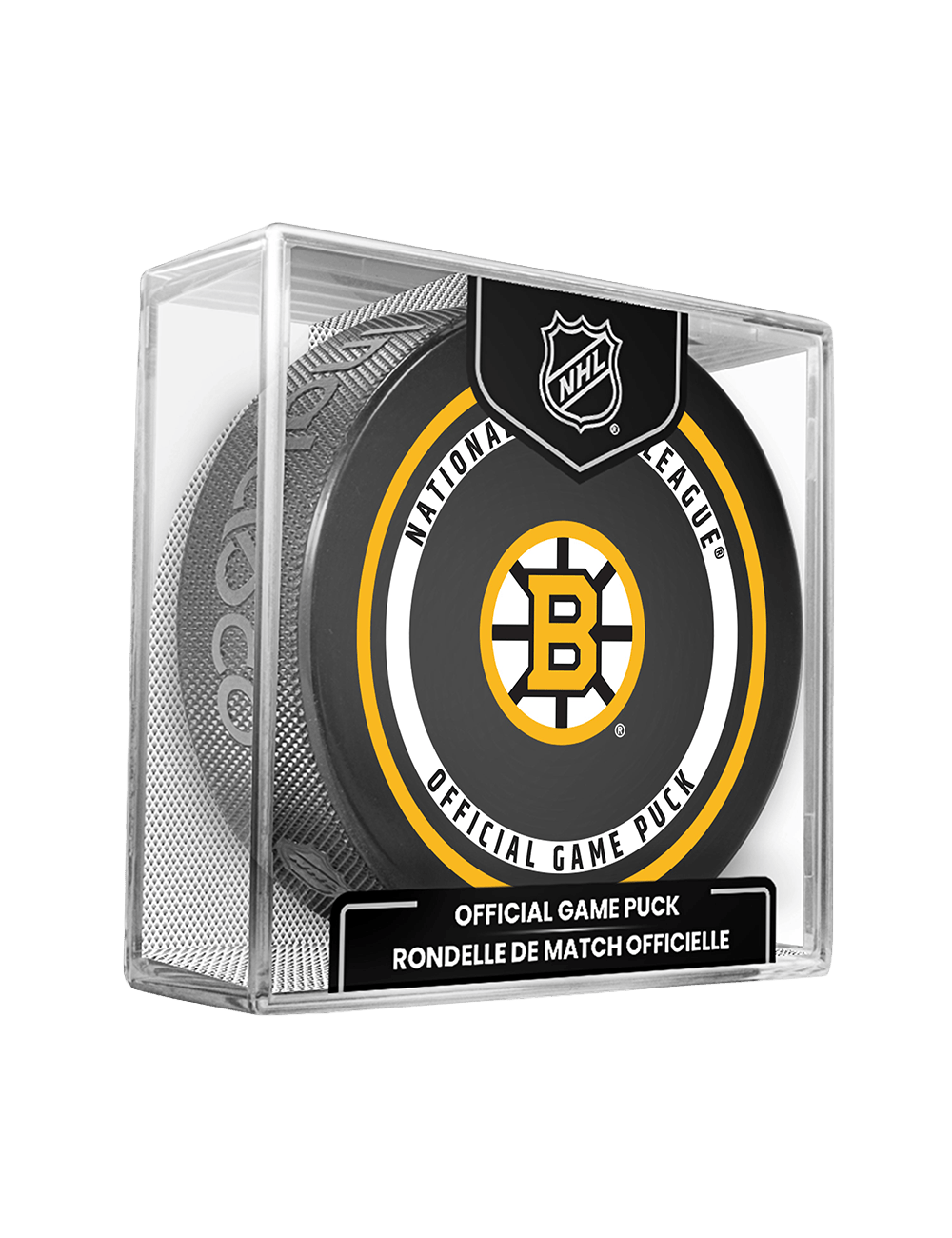 Inglasco Pucks Boston Bruins Inglasco NHL 26-27 Official Game Puck In Cube