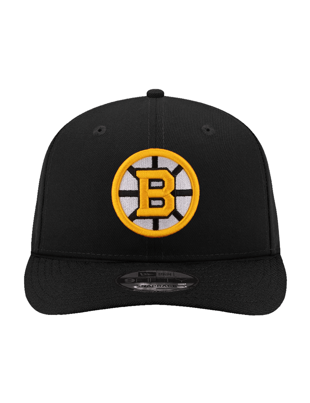 New Era Caps OSFA Boston Bruins New Era NHL Team 9FIFTY Pre-Curved Snapback Hat - Black