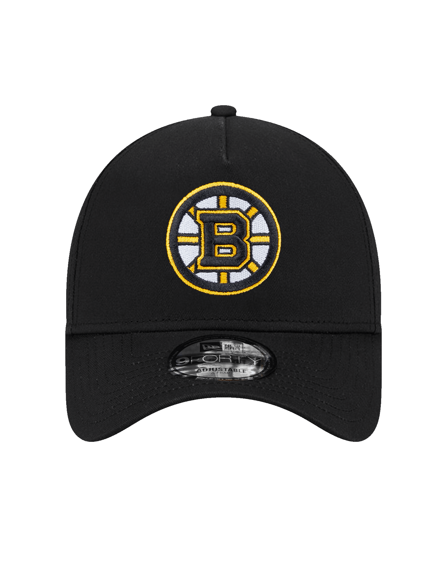 New Era Caps Boston Bruins New Era NHL Team 9FORTY A-Frame Snapback Hat - Black