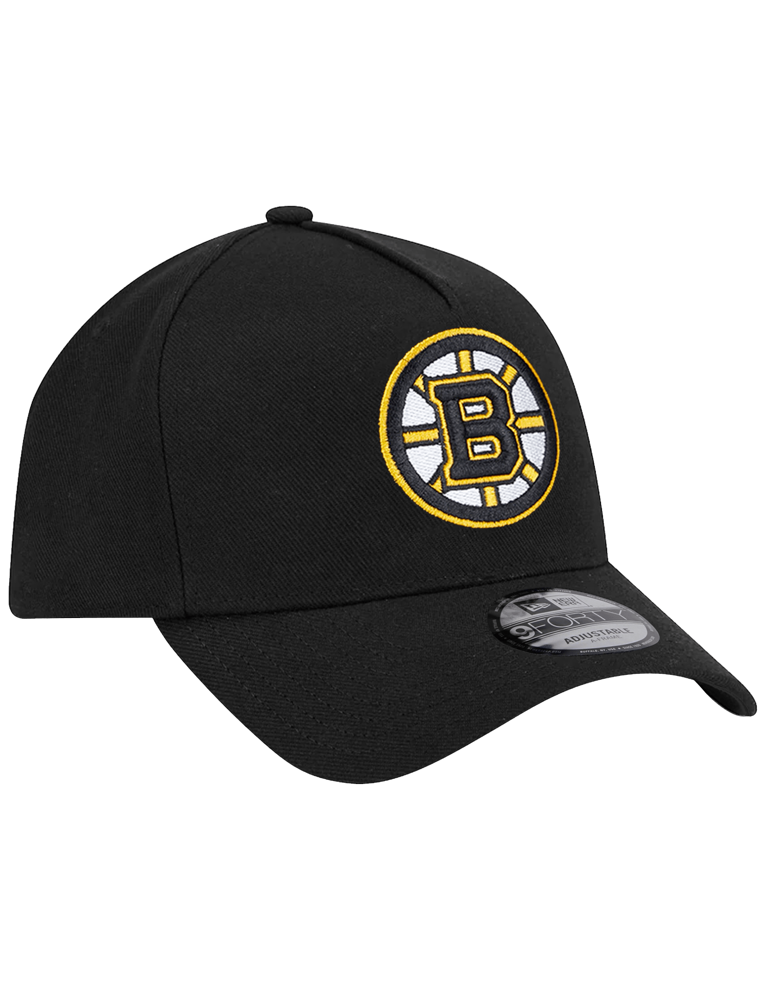 New Era Caps Boston Bruins New Era NHL Team 9FORTY A-Frame Snapback Hat - Black