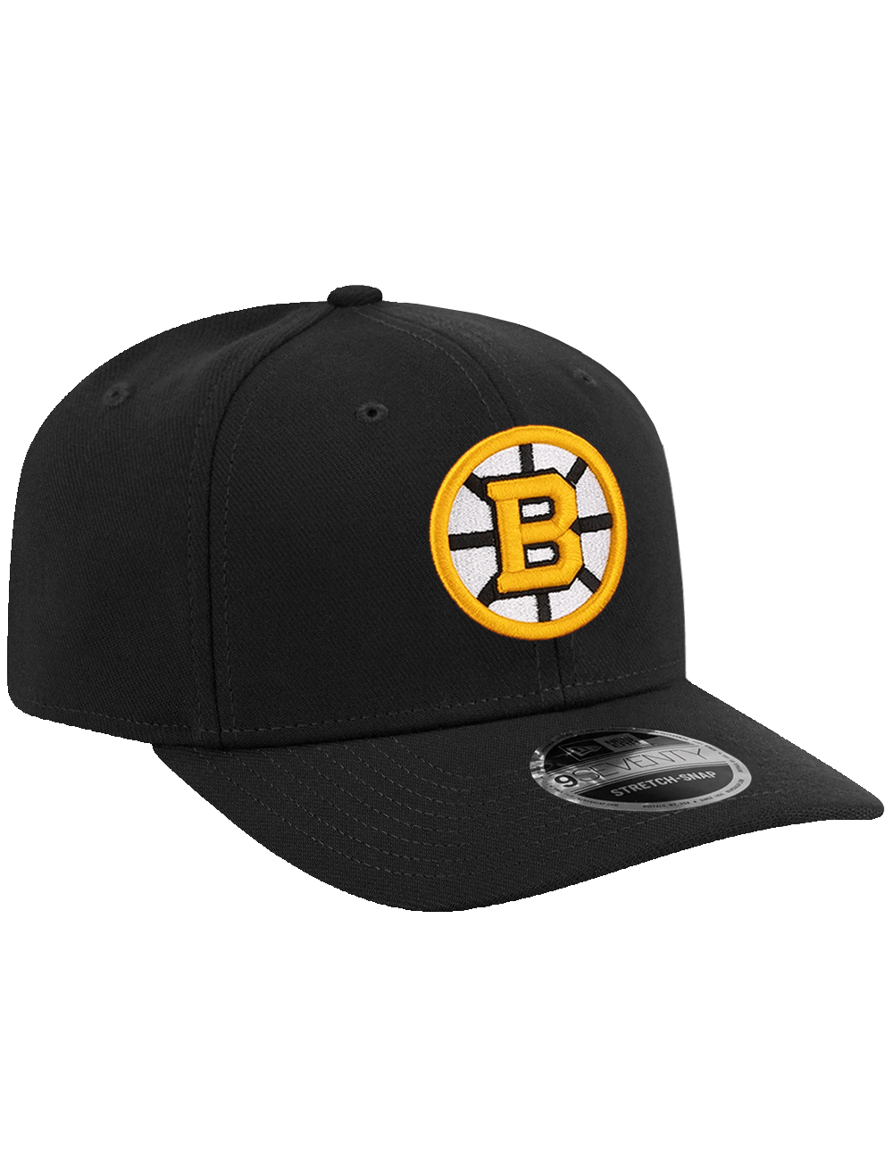 New Era Caps OSFA Boston Bruins New Era NHL Team 9SEVENTY Stretch Snapback Hat - Black