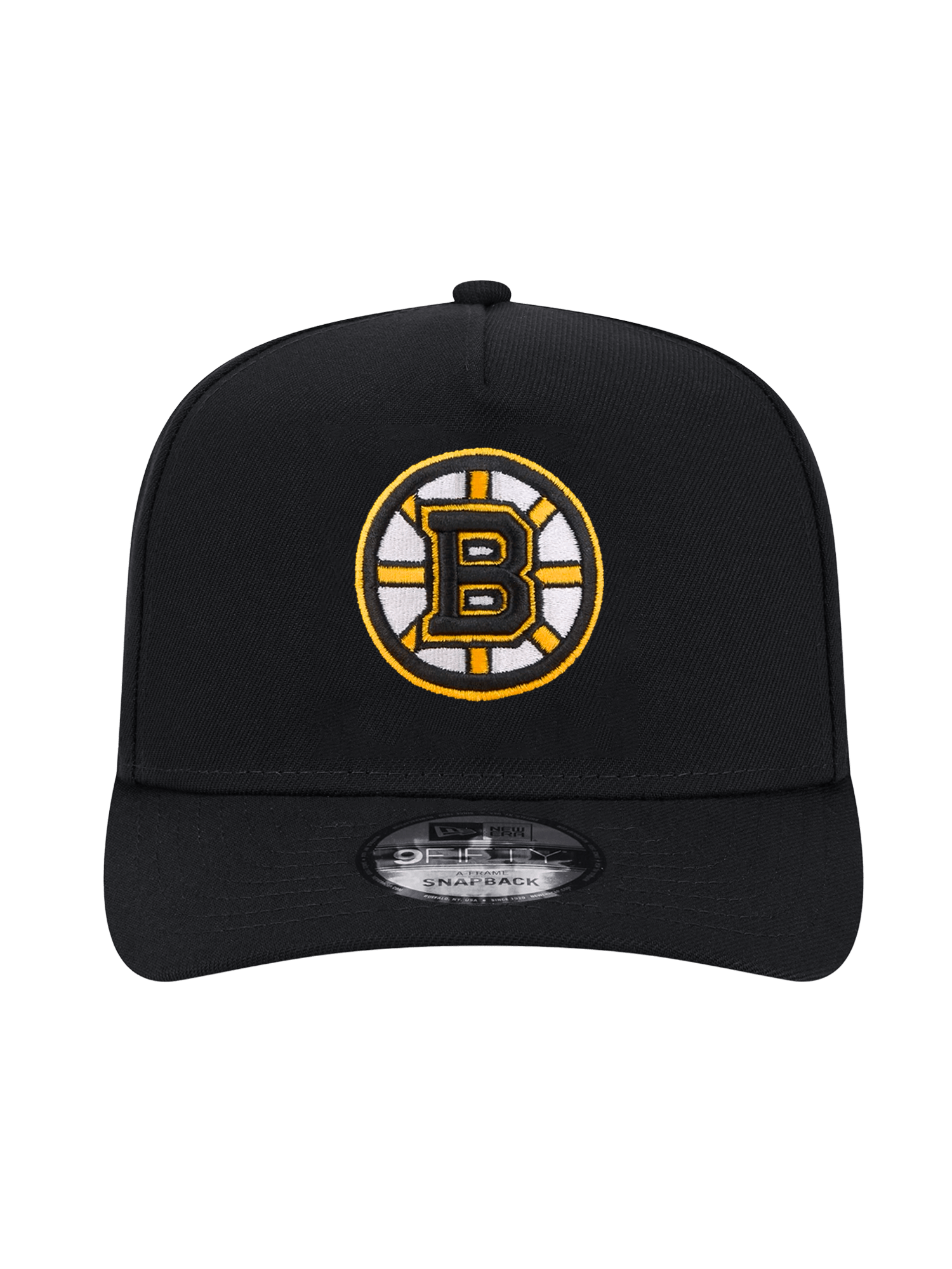 New Era Caps Boston Bruins New Era NHL Team Pre-Curved 9FIFTY A-Frame Snapback Hat - Black