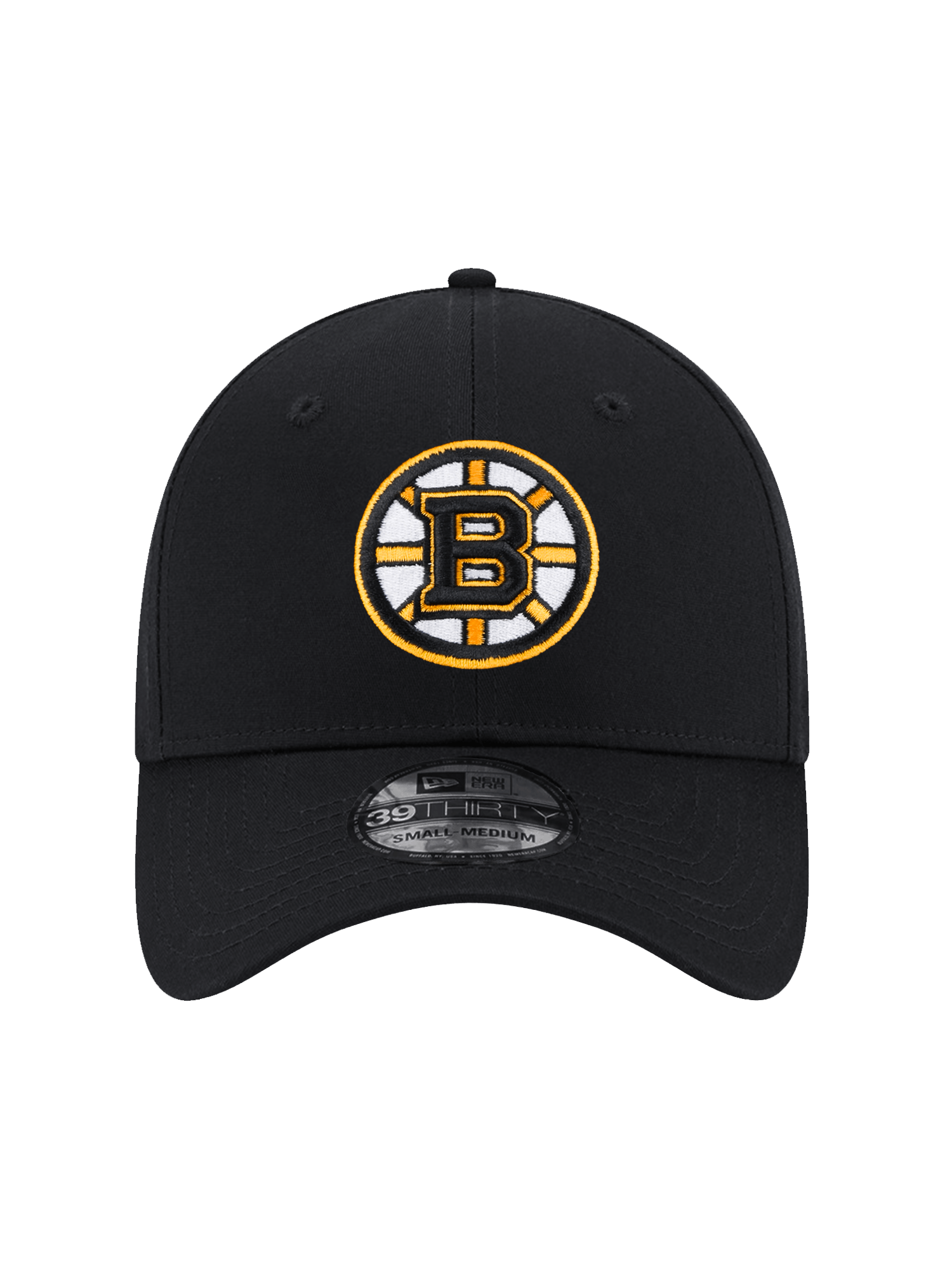 New Era Caps Boston Bruins New Era NHL Throwback 39THIRTY Stretch-Fit Hat - Black