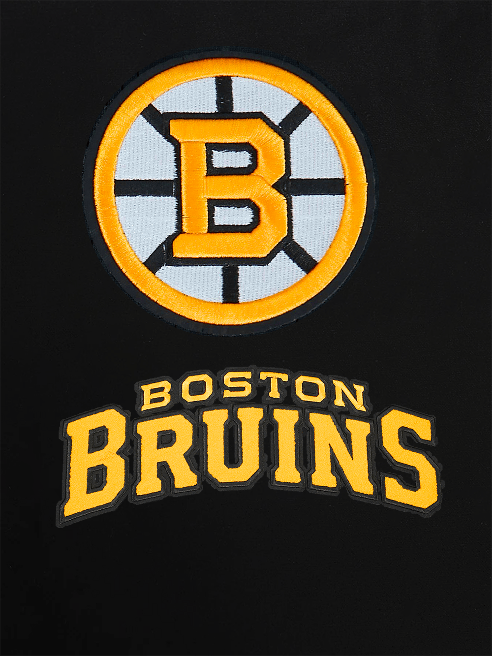Pro Standard Jumpers Boston Bruins Pro Standard NHL Classic Chenille Flex Hoodie Jumper - Black