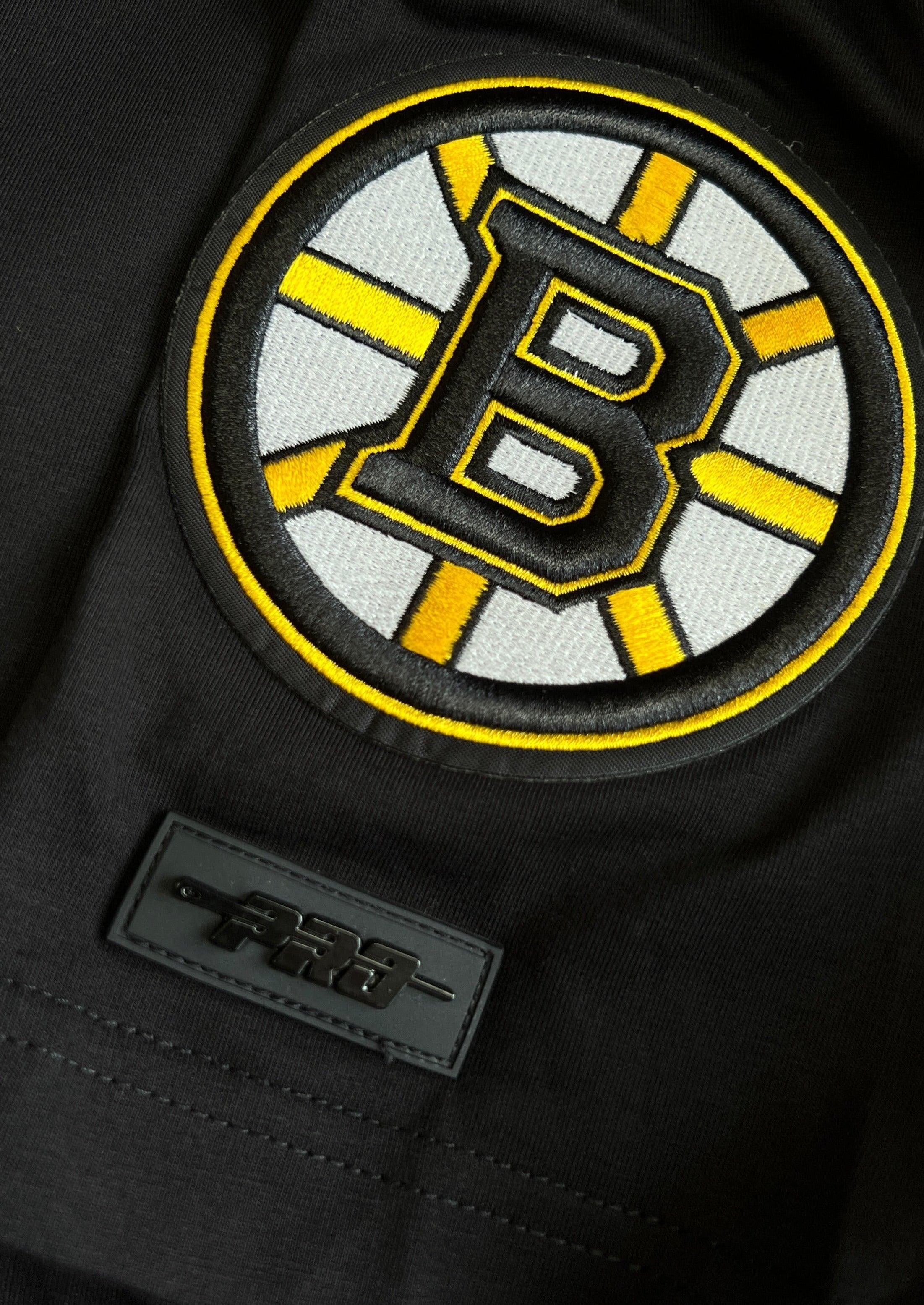 Pro Standard T-Shirts Boston Bruins Pro Standard NHL Classic Chenille T-Shirt - Black