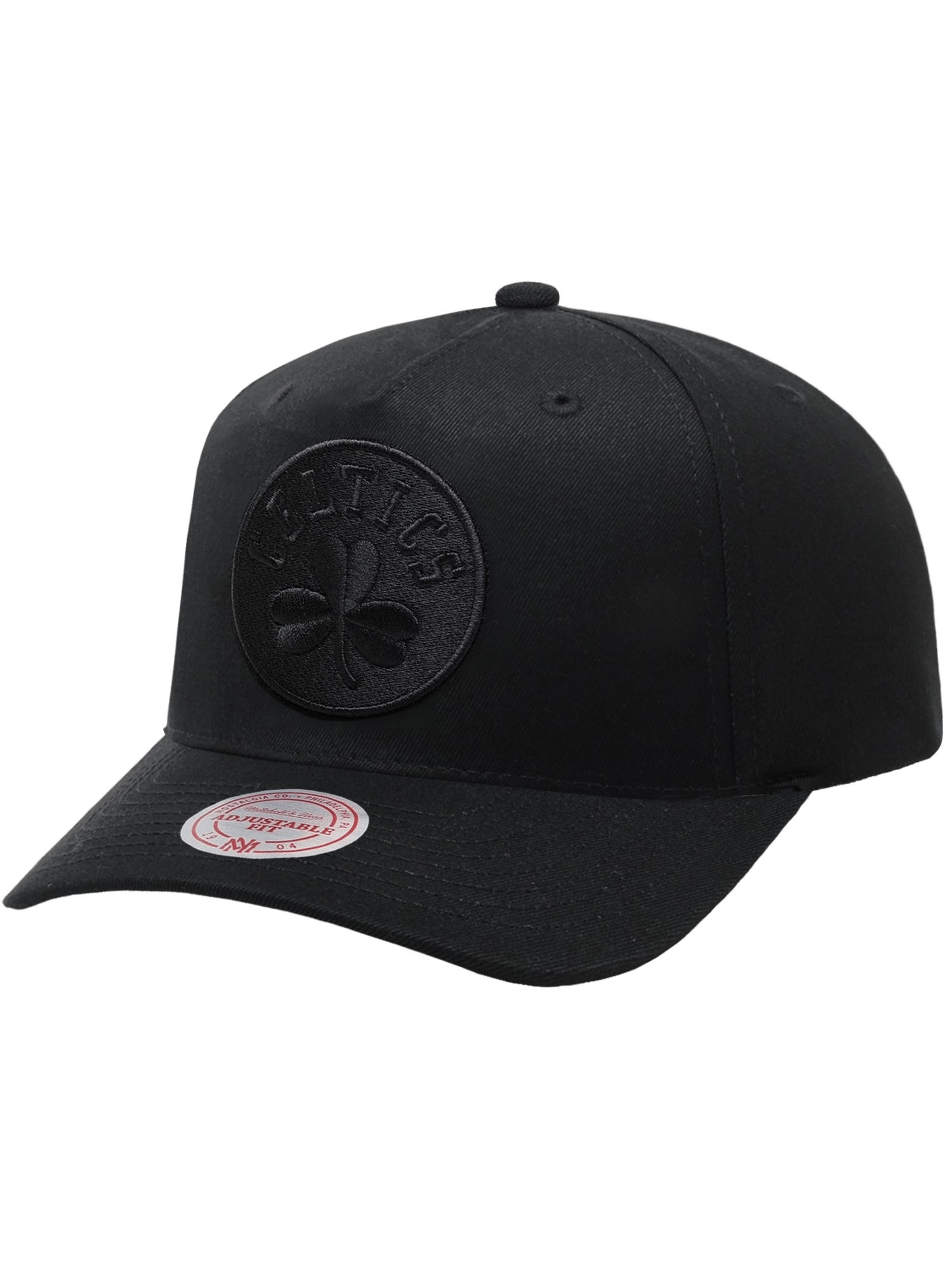 Mitchell And Ness Caps Boston Celtics Mitchell & Ness NBA Black On Black MVP Snapback Hat