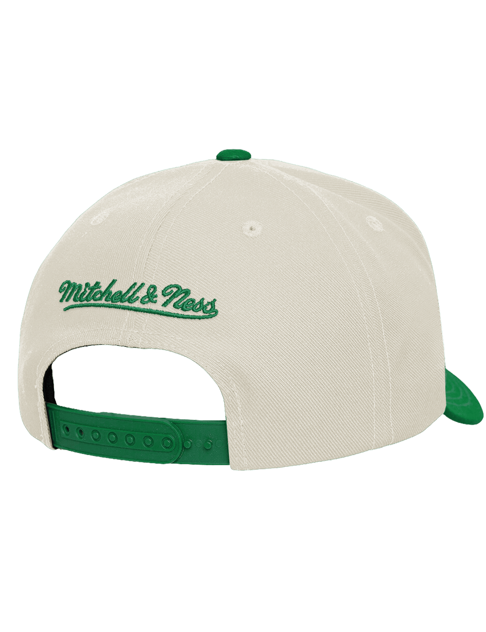 Mitchell And Ness Caps Boston Celtics Mitchell & Ness NBA HWC 2T Pro Pinch Snapback Hat - Cream