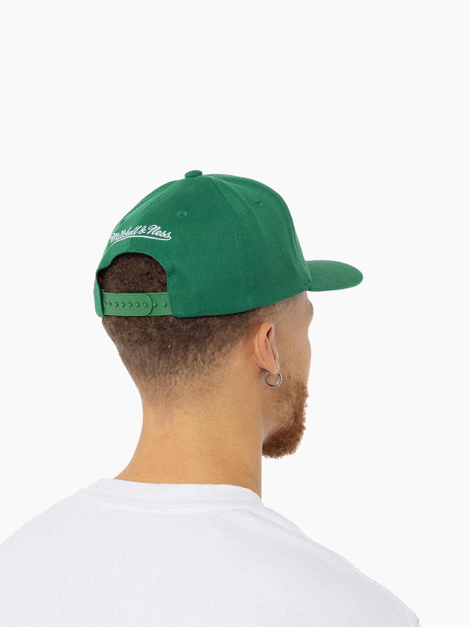 Mitchell And Ness Caps Boston Celtics Mitchell & Ness NBA Team 2.0 Pro Crown Snapback Hat - Green