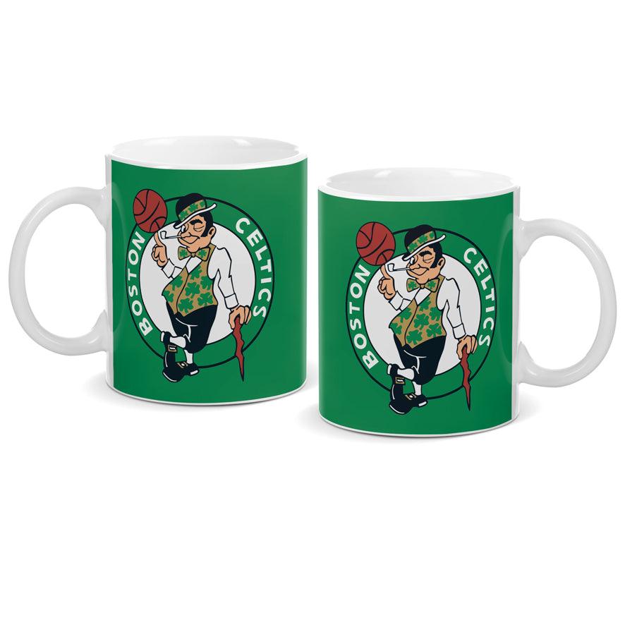 NBA Branded Accessories Boston Celtics NBA Team Logo Ceramic Coffee Mug - Green