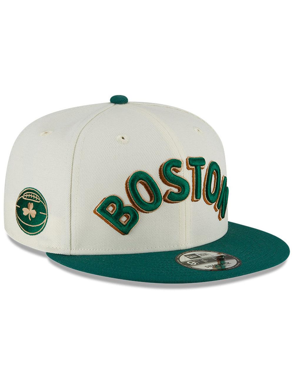 New Era Caps Boston Celtics New Era NBA 24 City Edition 9FIFTY Snapback Hat