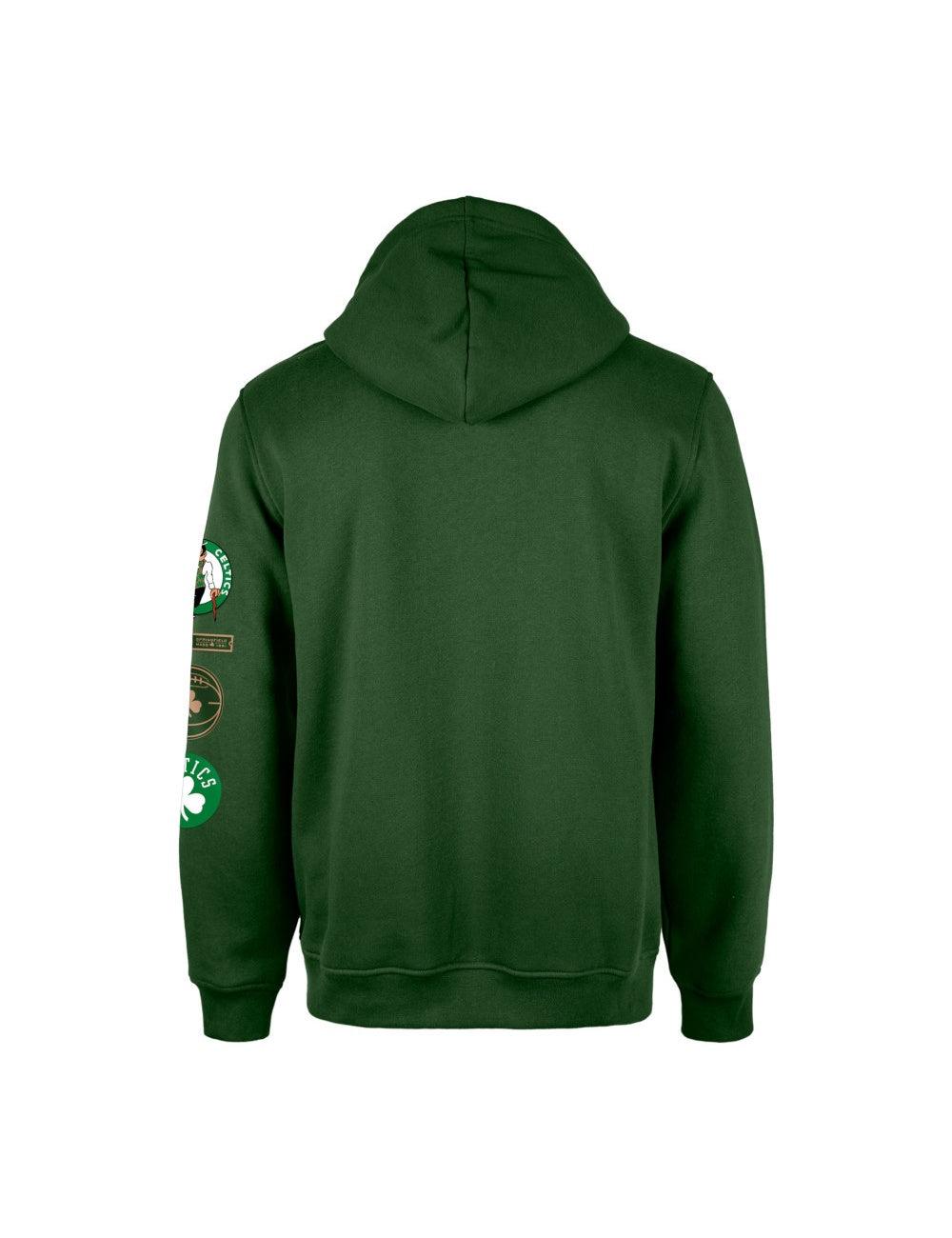 New Era Jumpers Boston Celtics New Era NBA 24 City Edition Hoodie Jumper - Green