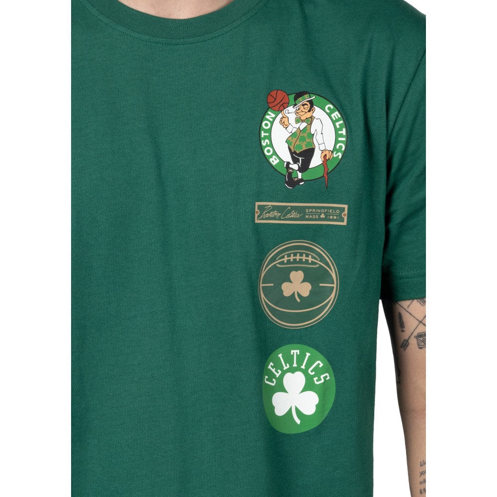 New Era T-Shirts Boston Celtics New Era NBA 24 City Edition T-Shirt - Green
