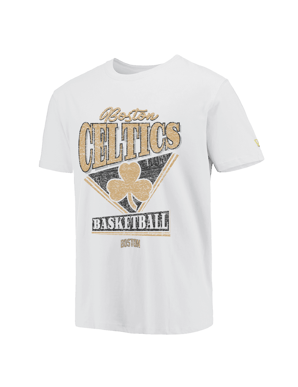 New Era T-Shirts Boston Celtics New Era NBA 25-26 City Edition Distressed T-Shirt