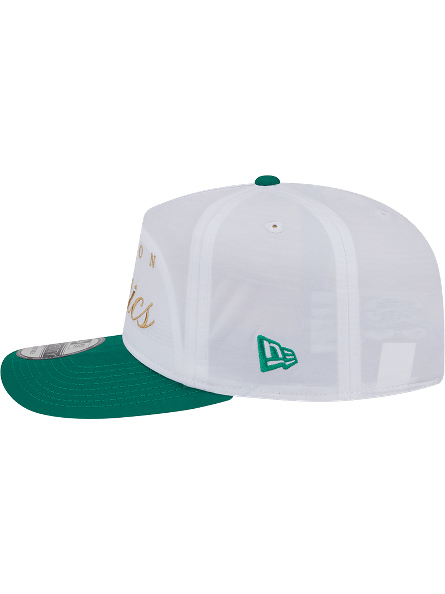 New Era Caps Boston Celtics New Era NBA 25 Draft 19TWENTY A-Frame Pre-Curved Hat - White