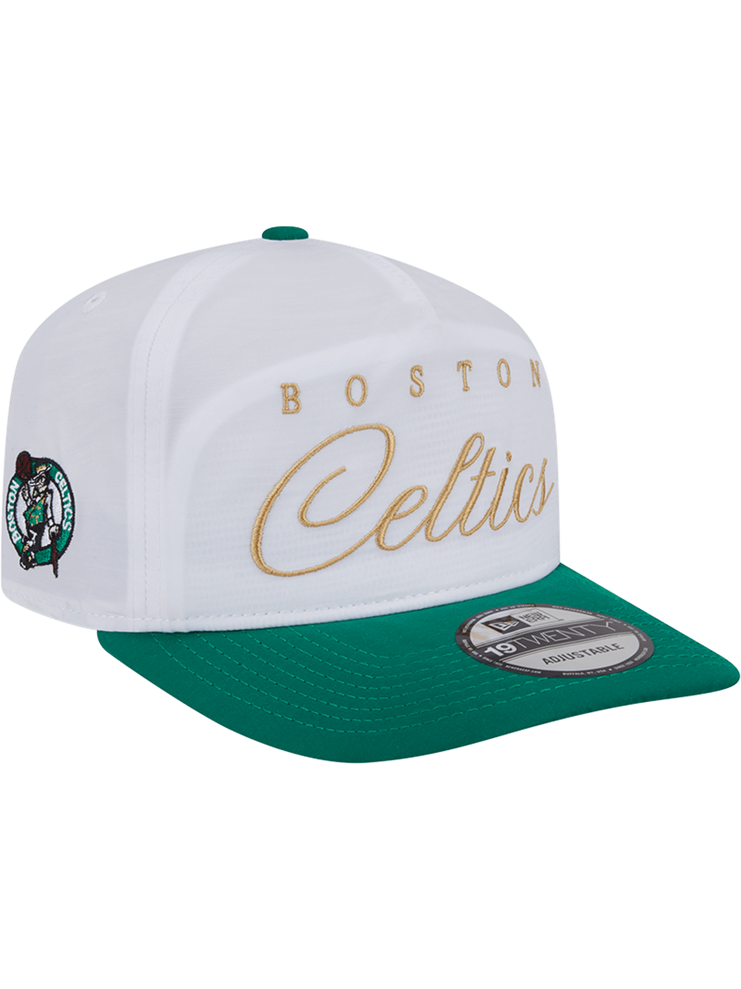 New Era Caps Boston Celtics New Era NBA 25 Draft 19TWENTY A-Frame Pre-Curved Hat - White
