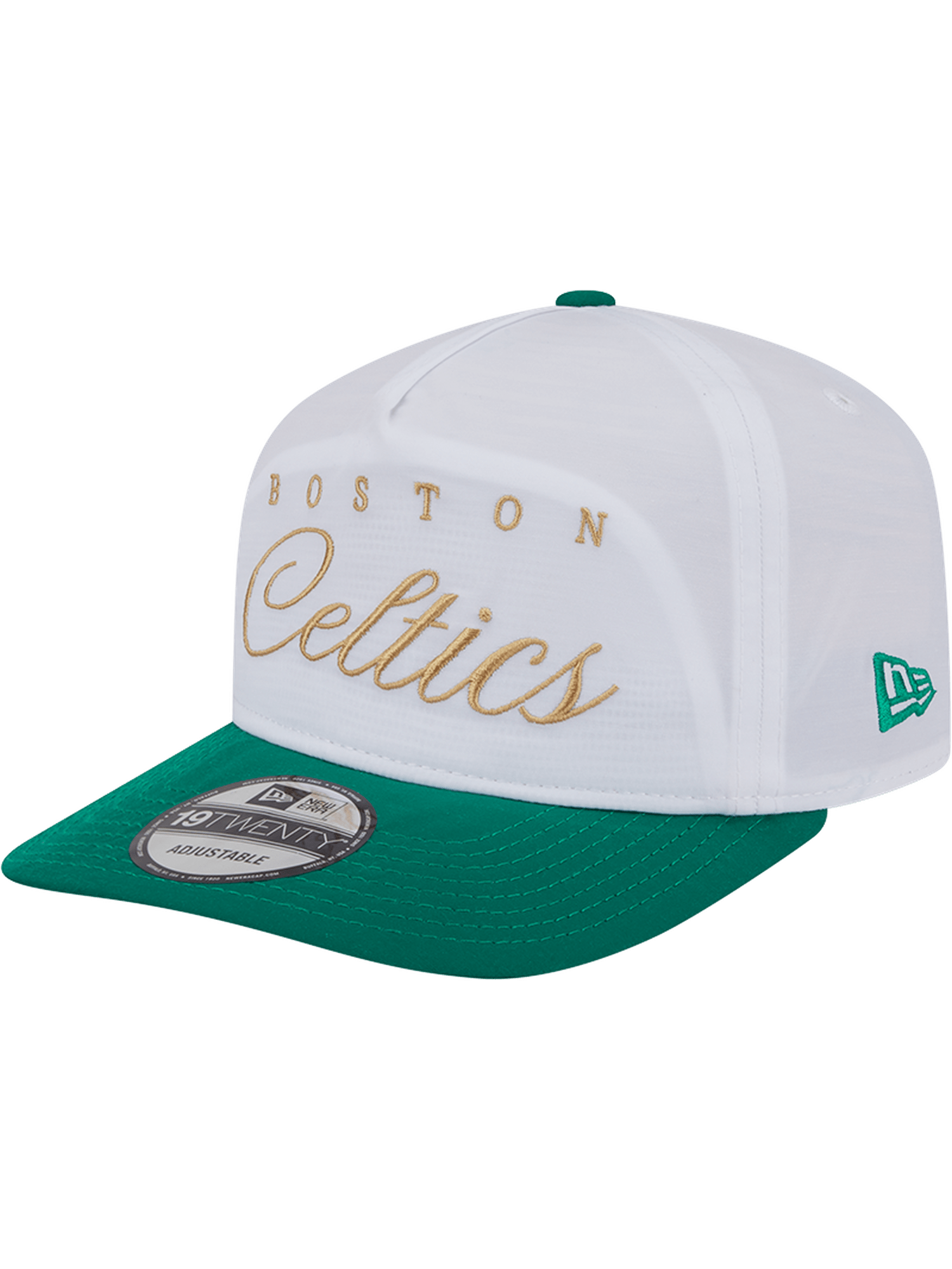New Era Caps Boston Celtics New Era NBA 25 Draft 19TWENTY A-Frame Pre-Curved Hat - White