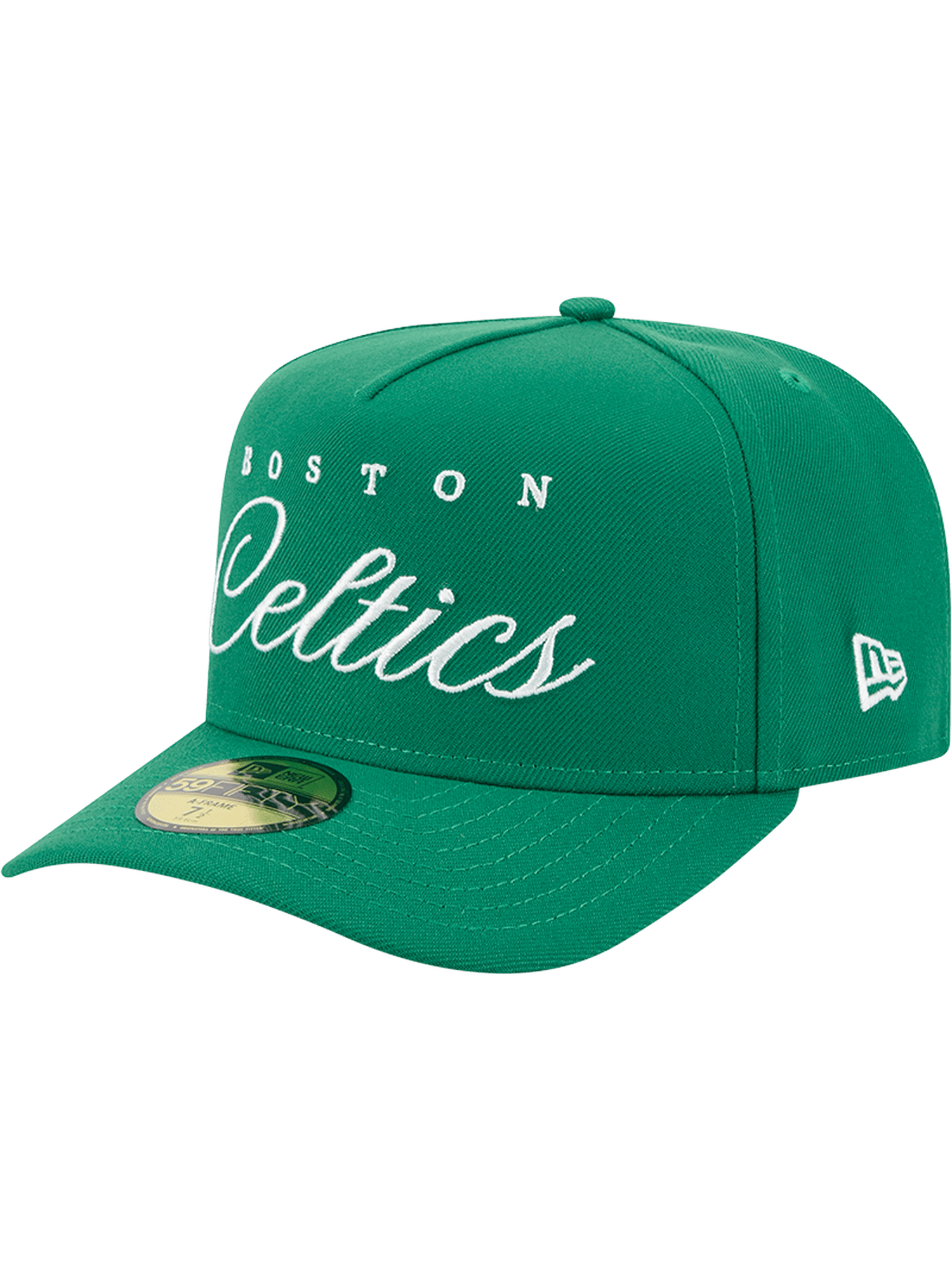 New Era Caps Boston Celtics New Era NBA 25 Draft 59FIFTY A-Frame Pre-Curved Fitted Hat - Green