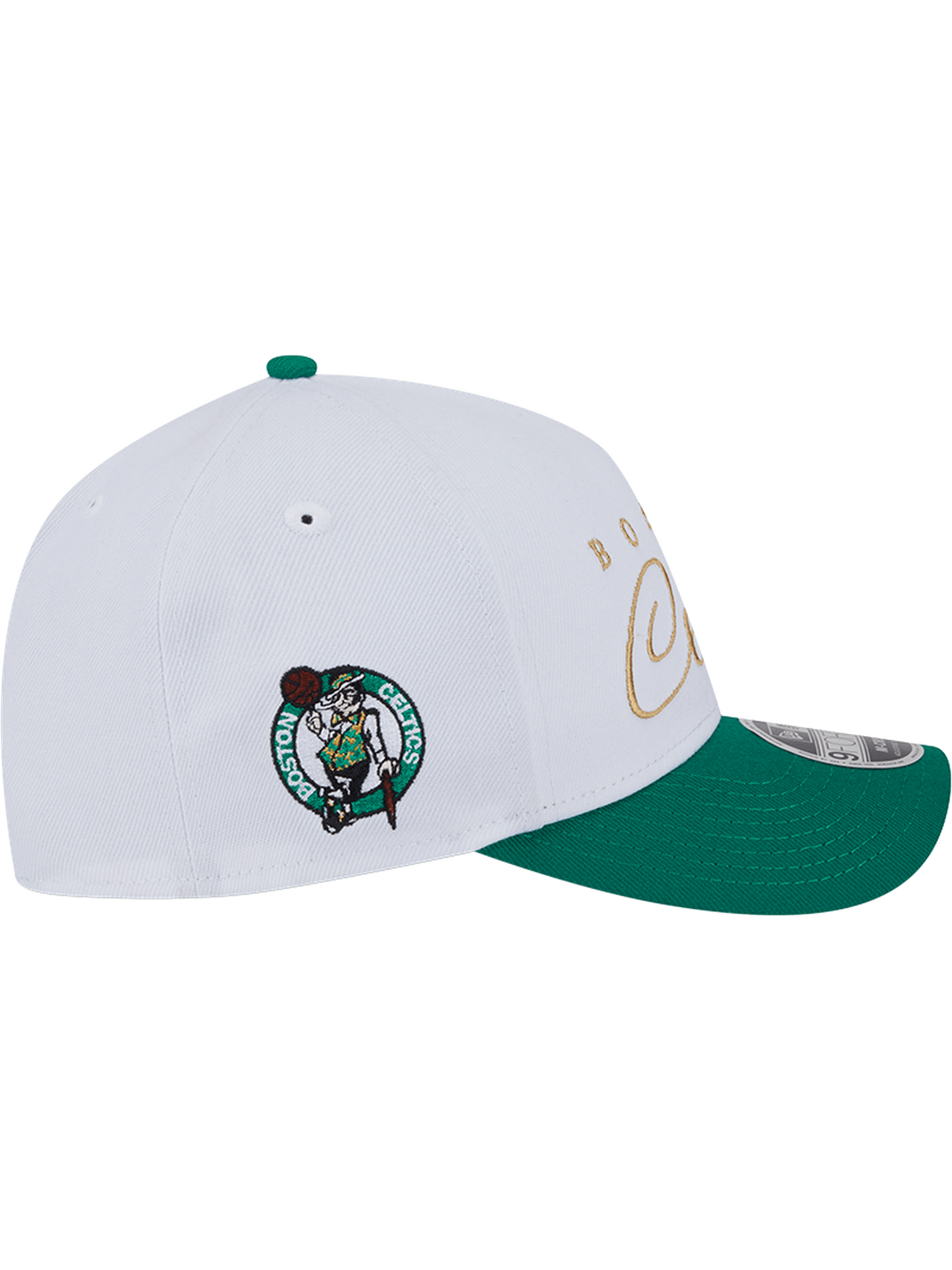 New Era Caps Boston Celtics New Era NBA 25 Draft 9FORTY M-Crown A-Frame Snapback Hat - White