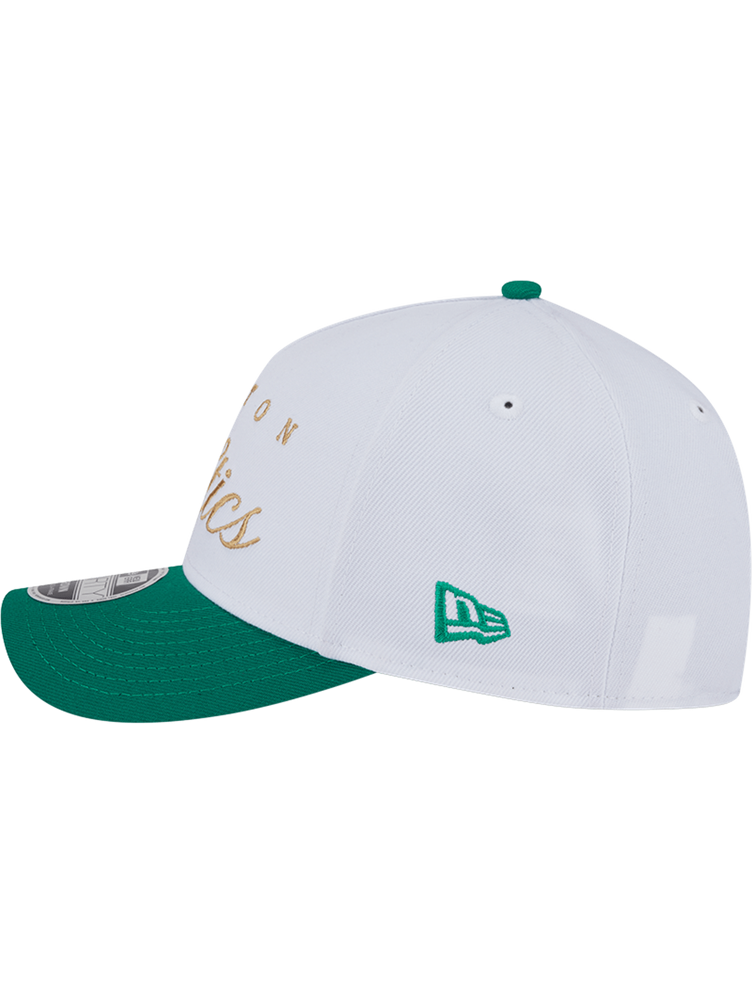 New Era Caps Boston Celtics New Era NBA 25 Draft 9FORTY M-Crown A-Frame Snapback Hat - White
