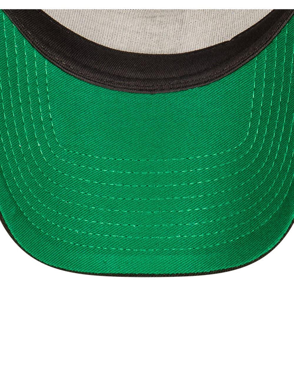 New Era Caps Boston Celtics New Era NBA Champs Patch 9FORTY A-Frame Snapback Hat - Black