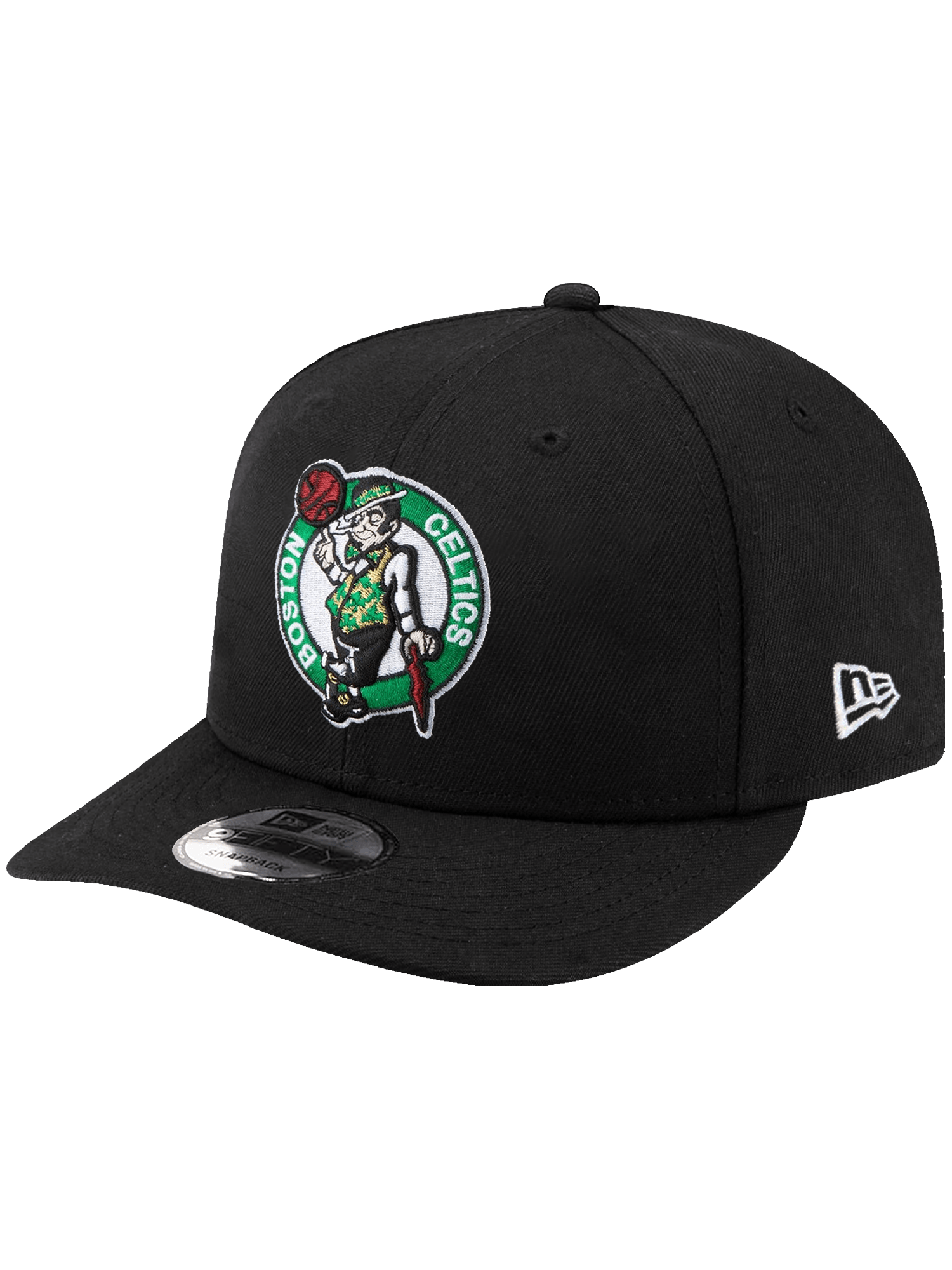New Era Caps Boston Celtics New Era NBA Team 9FIFTY Pre-Curved Snapback Hat - Black
