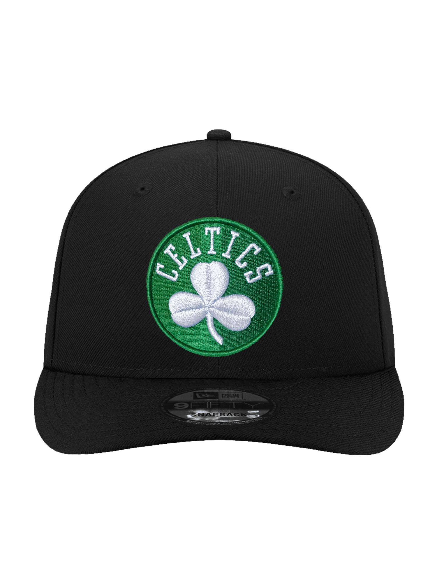 New Era Caps OSFA Boston Celtics New Era NBA Team 9FIFTY Pre-Curved Snapback Hat - Black