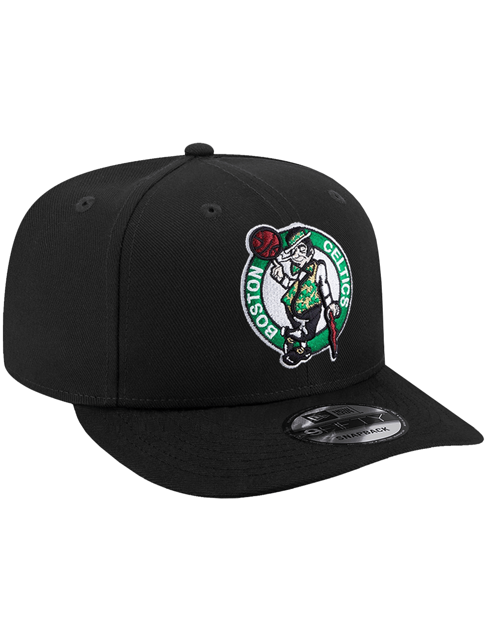 New Era Caps OSFA Boston Celtics New Era NBA Team 9FIFTY Pre-Curved Snapback Hat - Black