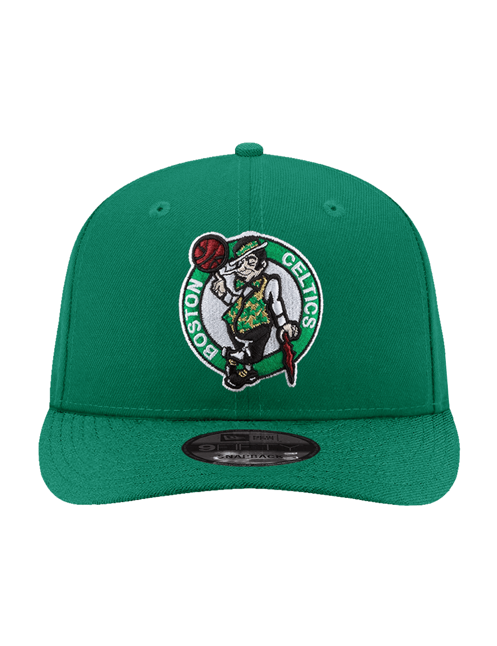 New Era Caps OSFA Boston Celtics New Era NBA Team 9FIFTY Pre-Curved Snapback Hat - Green
