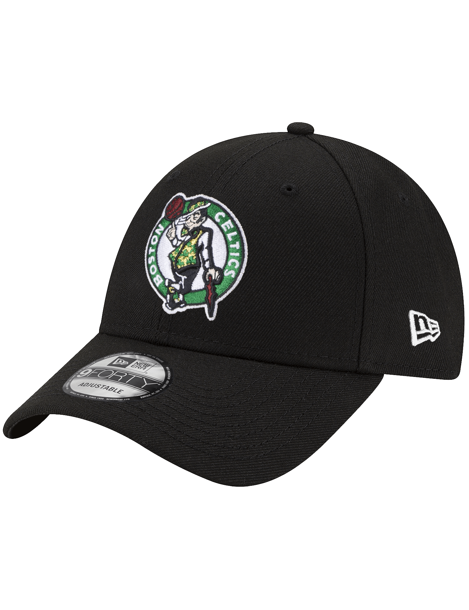 New Era Caps Boston Celtics New Era NBA Team 9FORTY Strapback Hat - Black