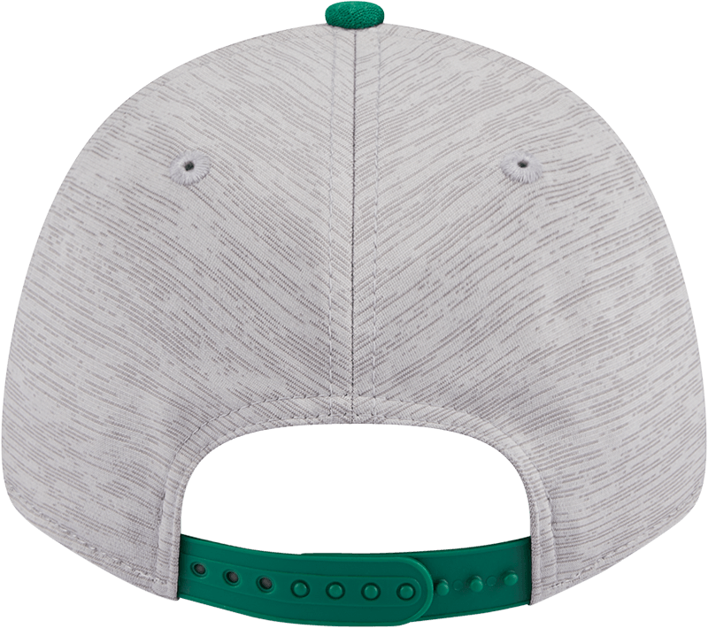 New Era Caps Boston Celtics New Era NBA Team Active Digi-Tech 9FORTY Snapback Hat - Graphite Grey