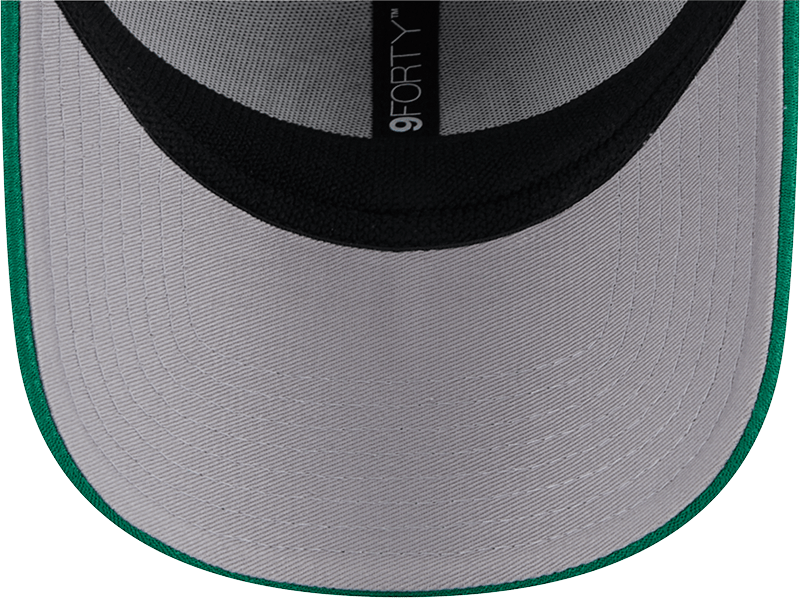 New Era Caps Boston Celtics New Era NBA Team Active Digi-Tech 9FORTY Snapback Hat - Graphite Grey