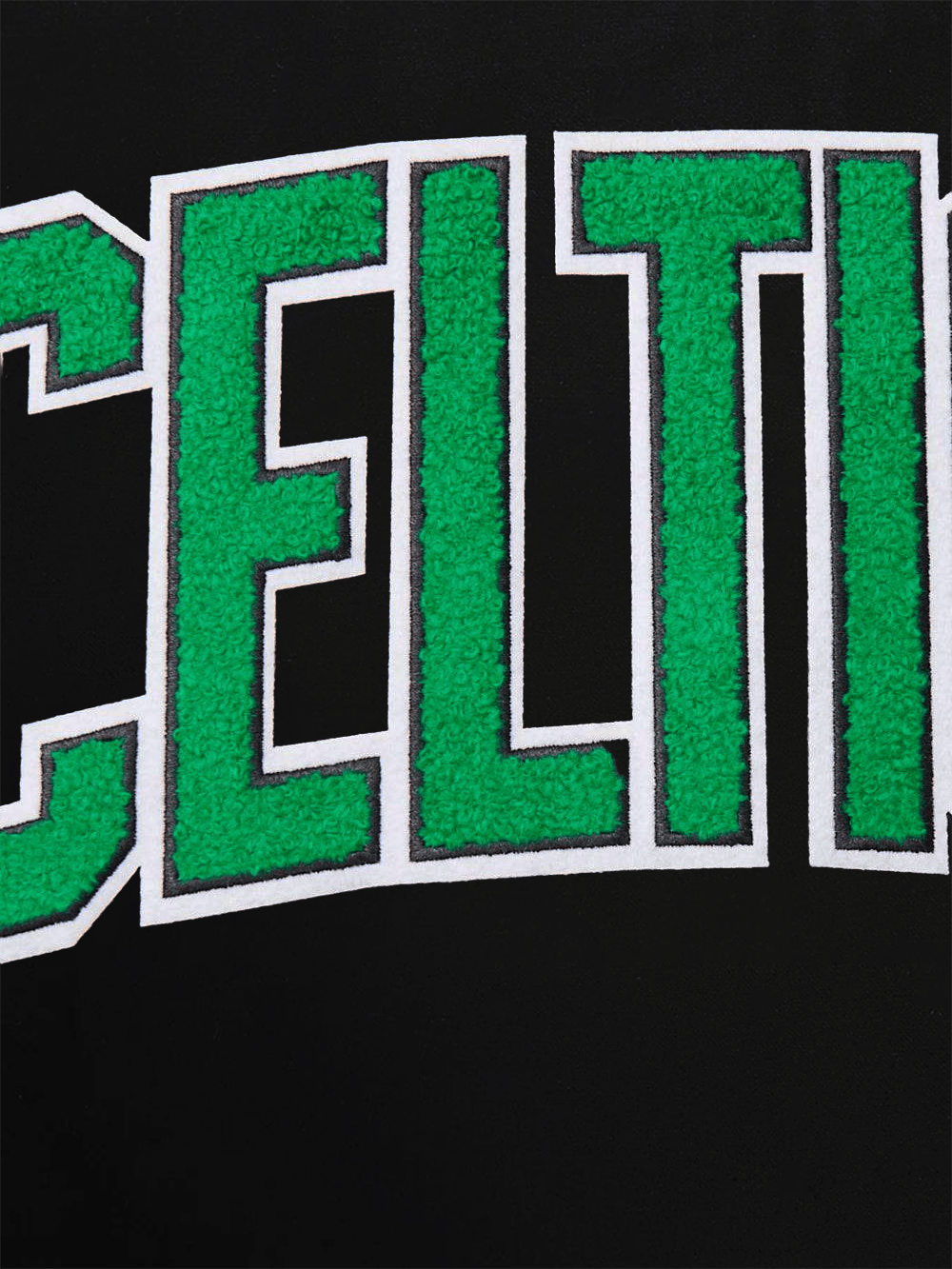 Pro Standard Jumpers Boston Celtics Pro Standard NBA Classic Chenille Flex Hoodie Jumper - Black