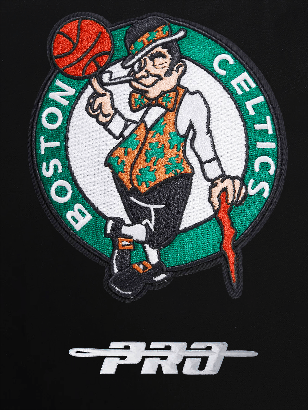 Pro Standard T-Shirts Boston Celtics Pro Standard NBA Classic Chenille Flex T-Shirt - Black