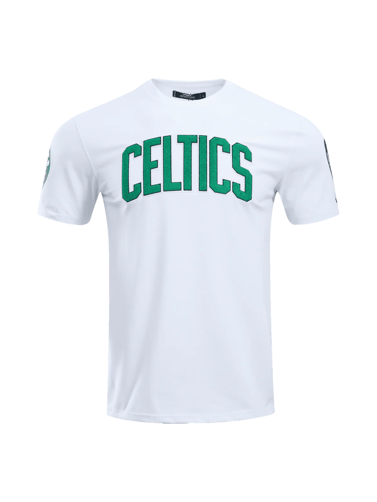 Pro Standard T-Shirts Boston Celtics Pro Standard NBA Team Chenille Flex T-Shirt - White