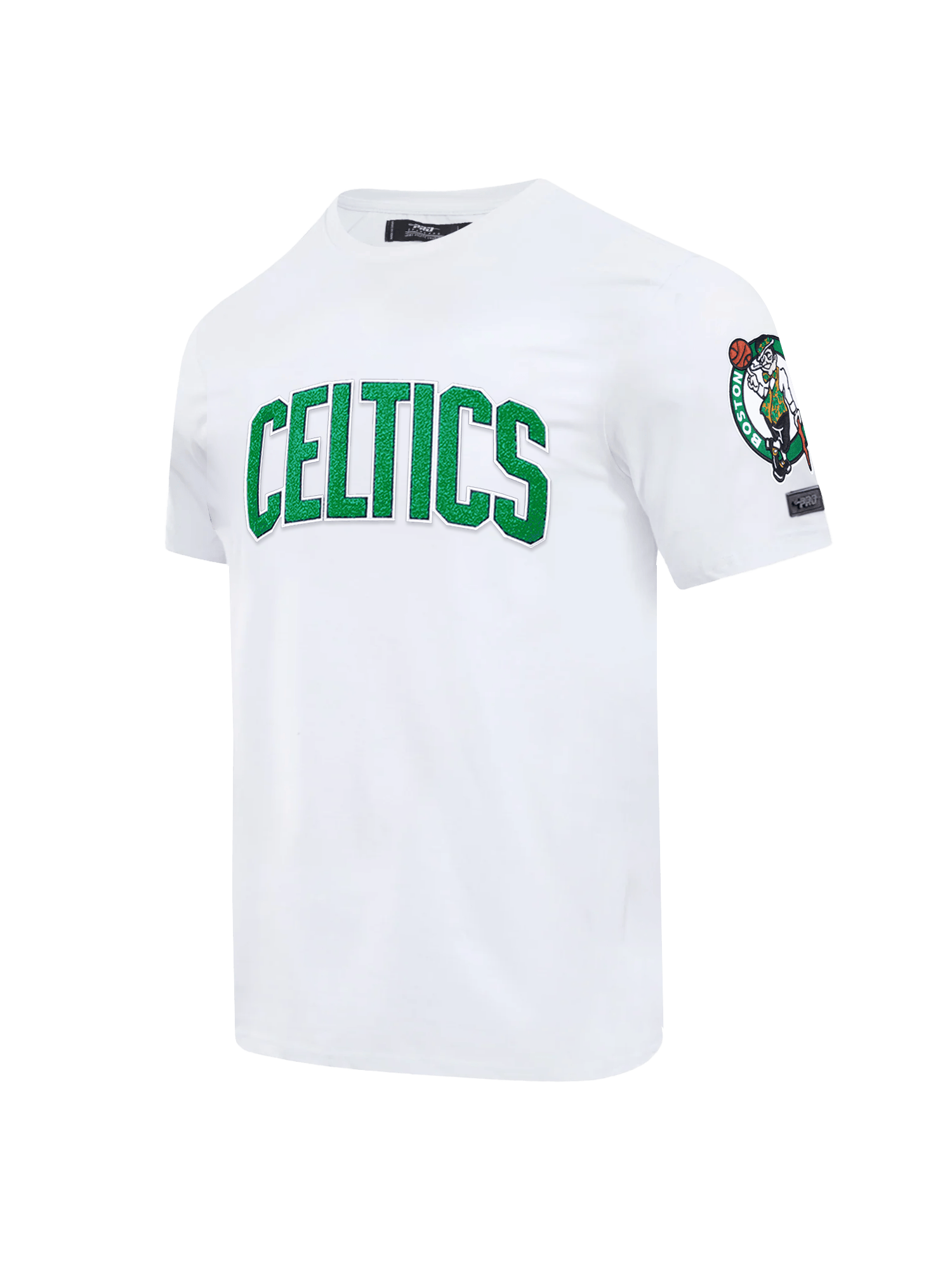 Pro Standard T-Shirts Boston Celtics Pro Standard NBA Team Chenille Flex T-Shirt - White