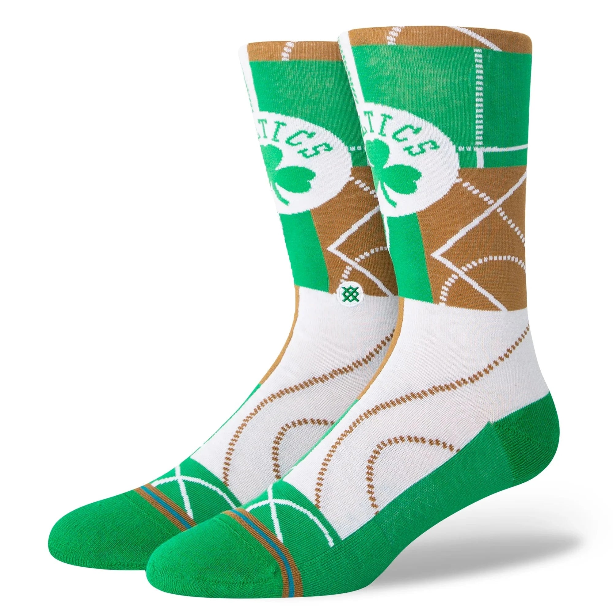 Stance Socks Large (9-12 US) Boston Celtics Stance NBA Zone Crew Socks - Green