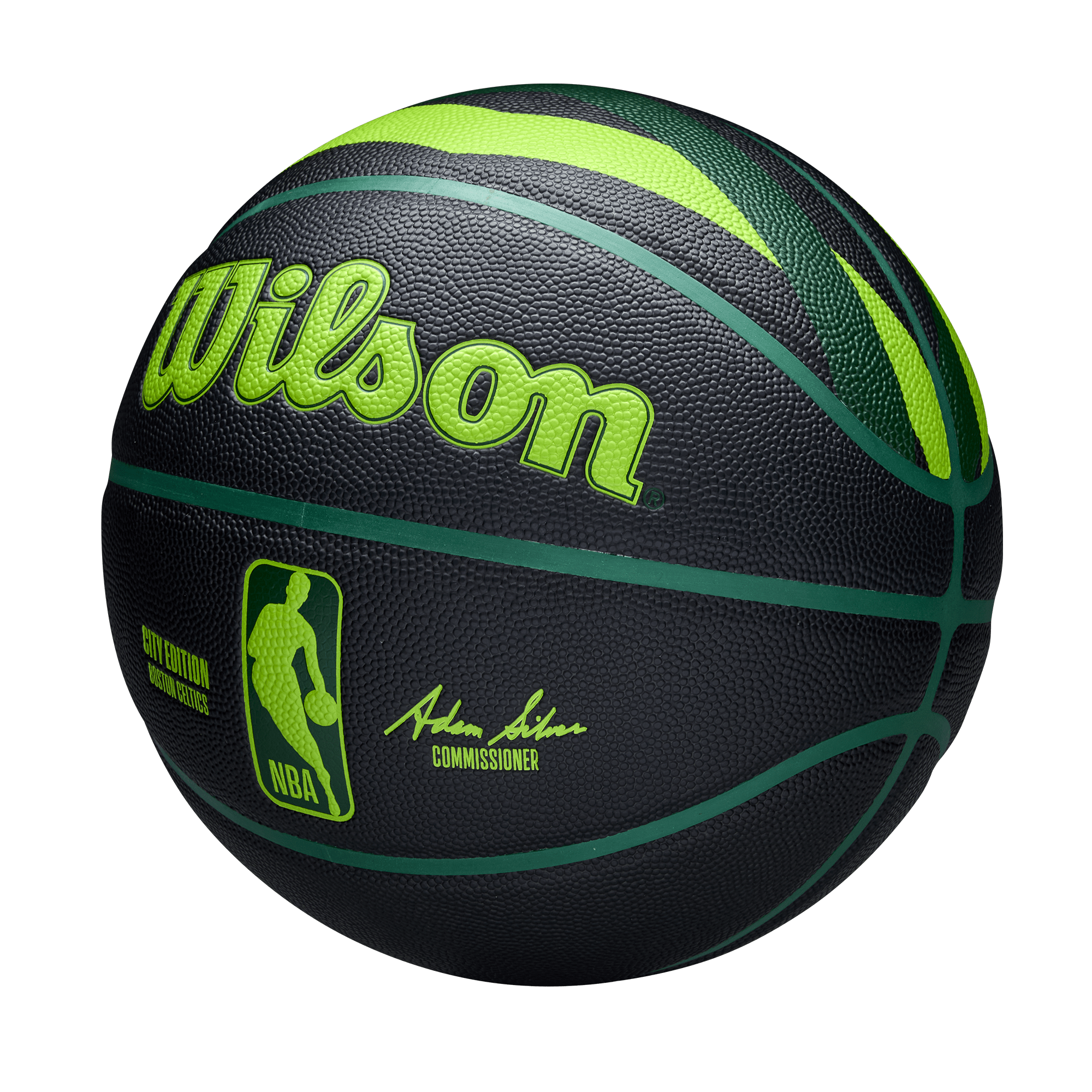 Wilson Sporting Goods Balls Boston Celtics Wilson NBA 24-25 City Edition Collector Full Size Basketball