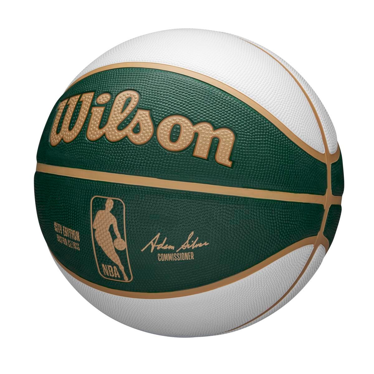 Wilson Sporting Goods Balls Boston Celtics Wilson NBA 24 City Edition Basketball Ball