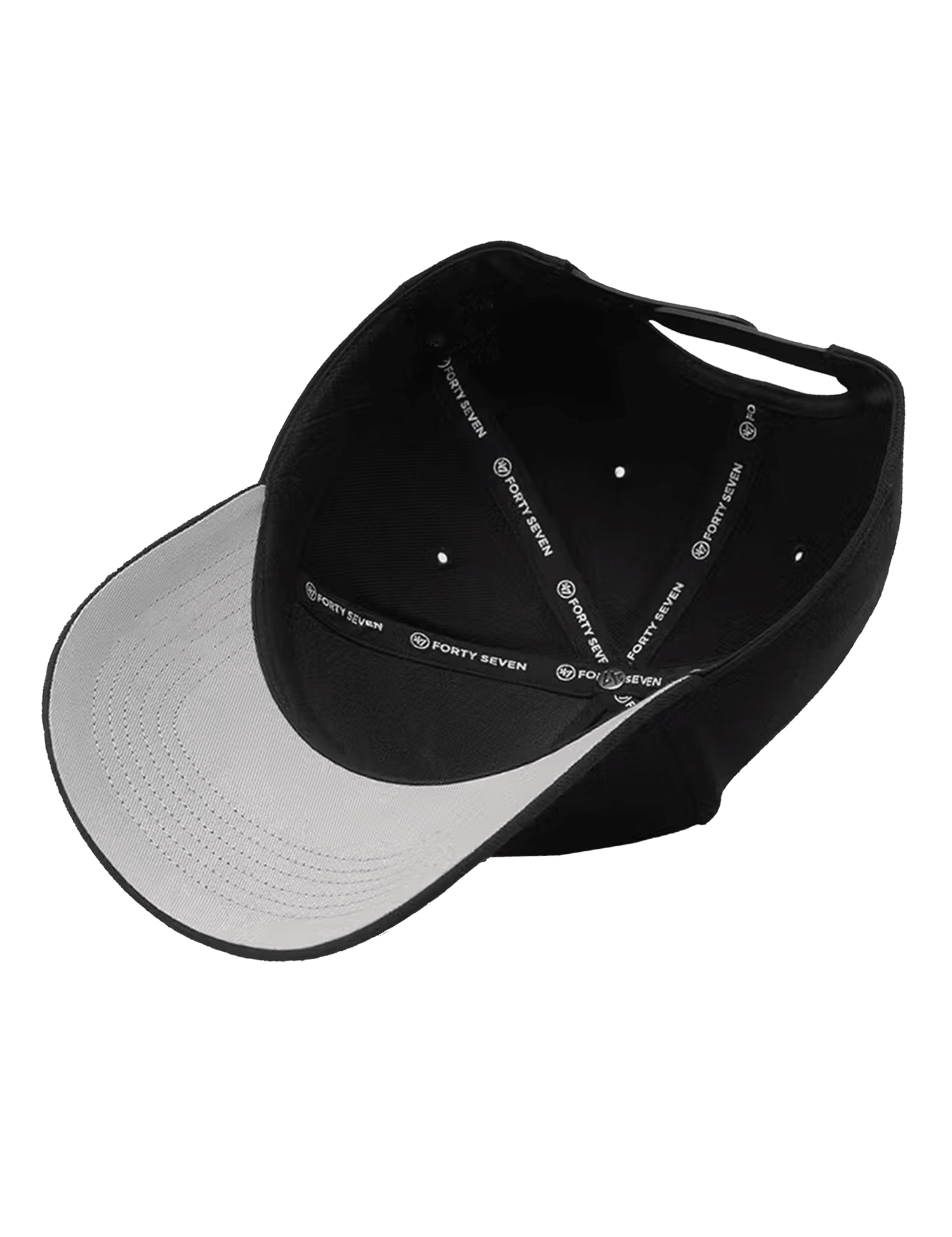 47 Brand Caps Boston Red Sox '47 MLB Black & White MVP DT Snapback Hat - Black