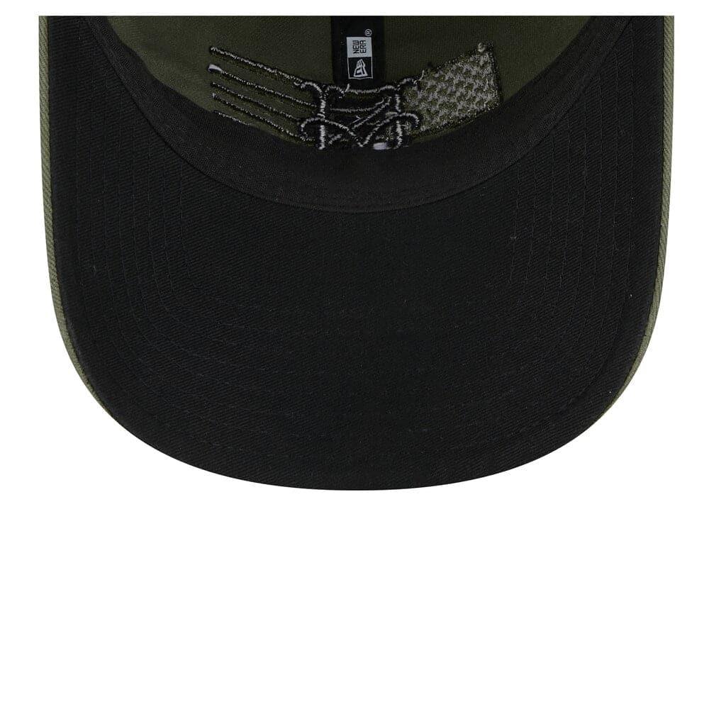 New Era Caps Boston Red Sox New Era MLB 2023 Armed Forces 9TWENTY Strapback Hat - Army