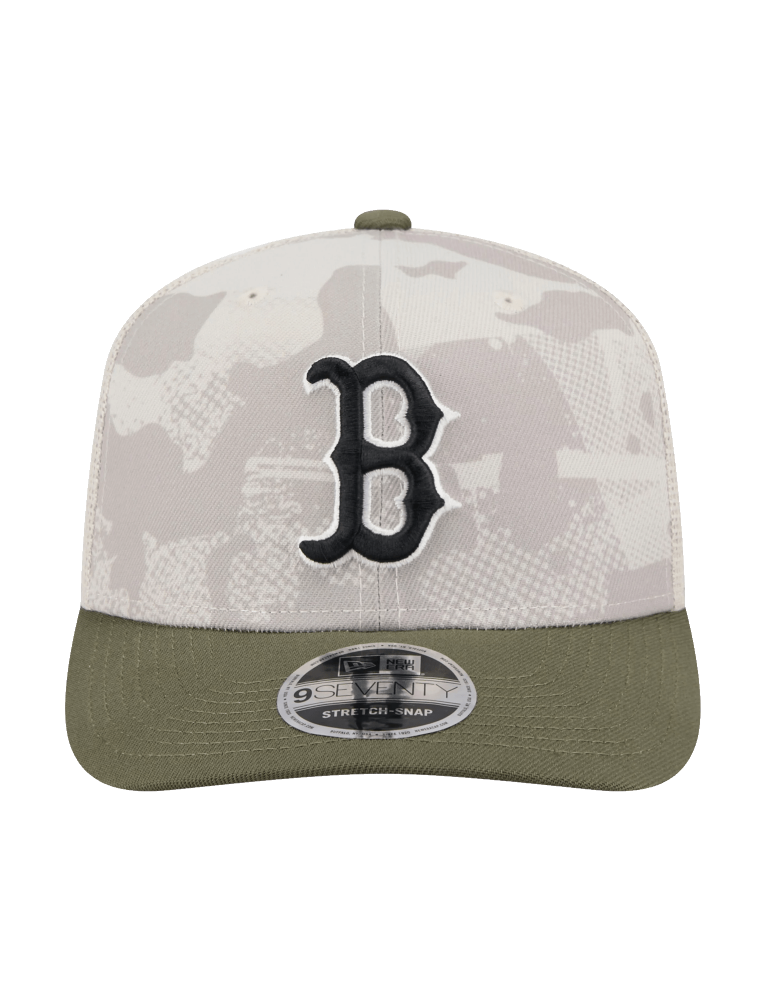 New Era Caps Boston Red Sox New Era MLB Armed Forces 2025 9SEVENTY Stretch-Snapback Hat